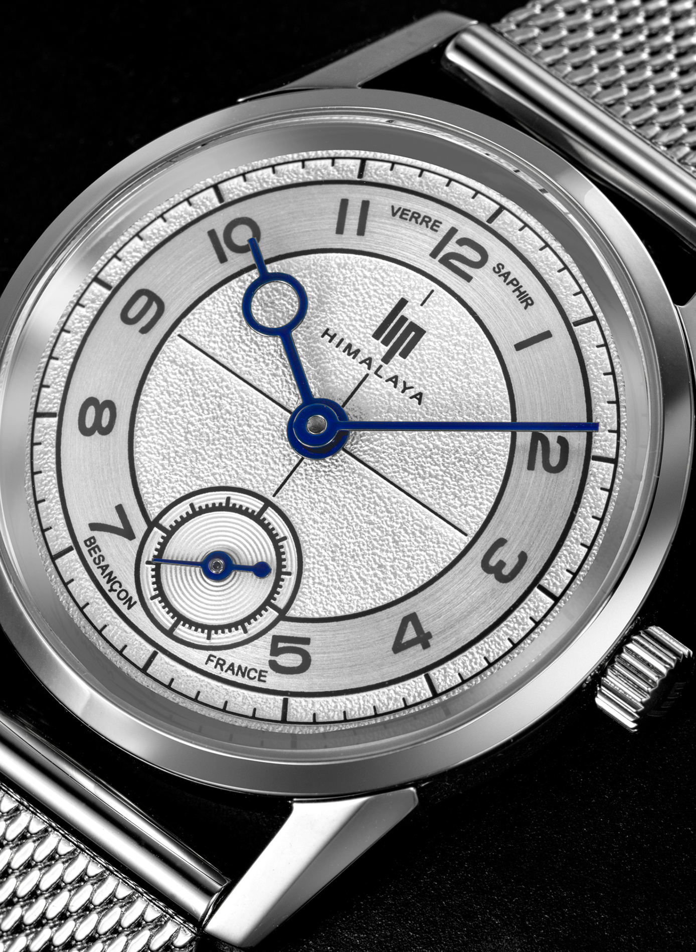 Montre quartz Himalaya en acier inoxydable LIP Blanc