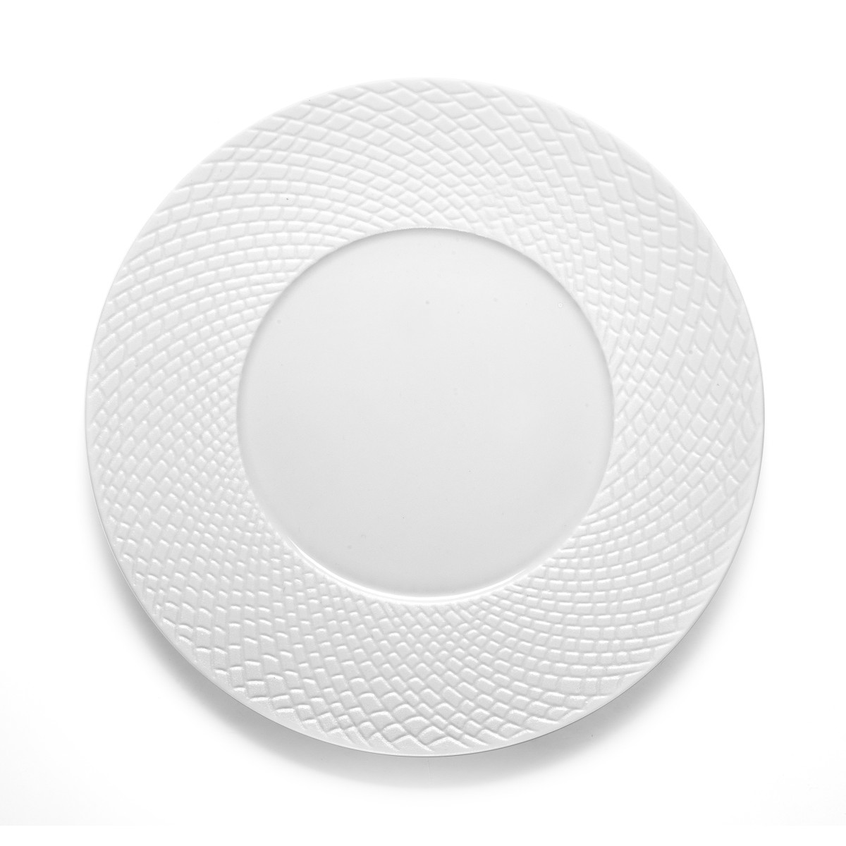 Sherane - assiette plate 27 cm (lot de 6) MEDARD DE NOBLAT Blanc