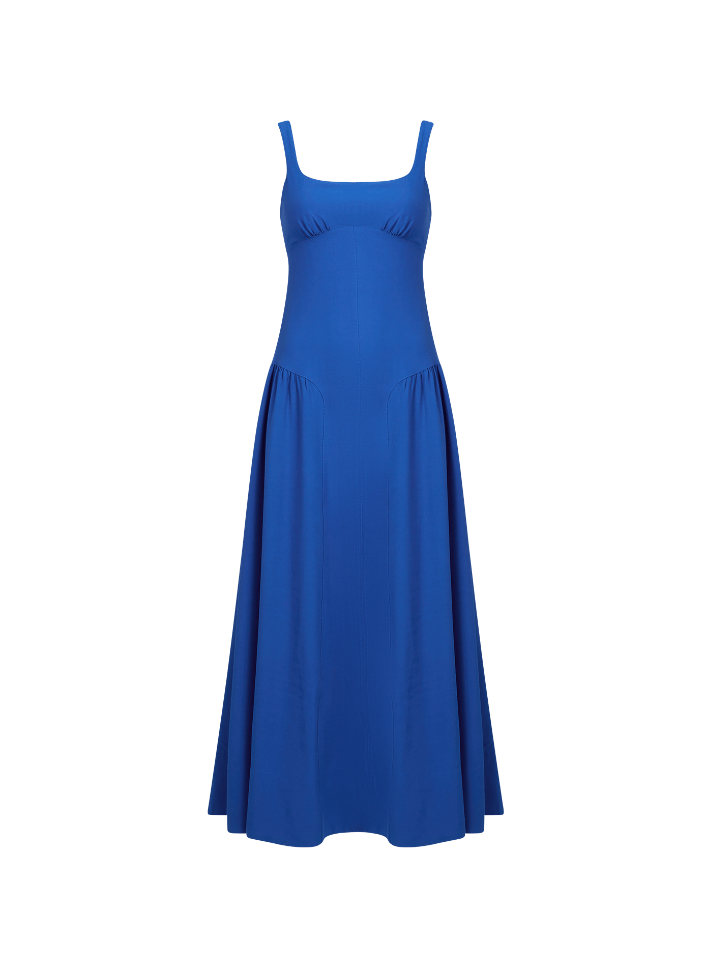 Robe longue unie sans manches TOPSHOP Bleu