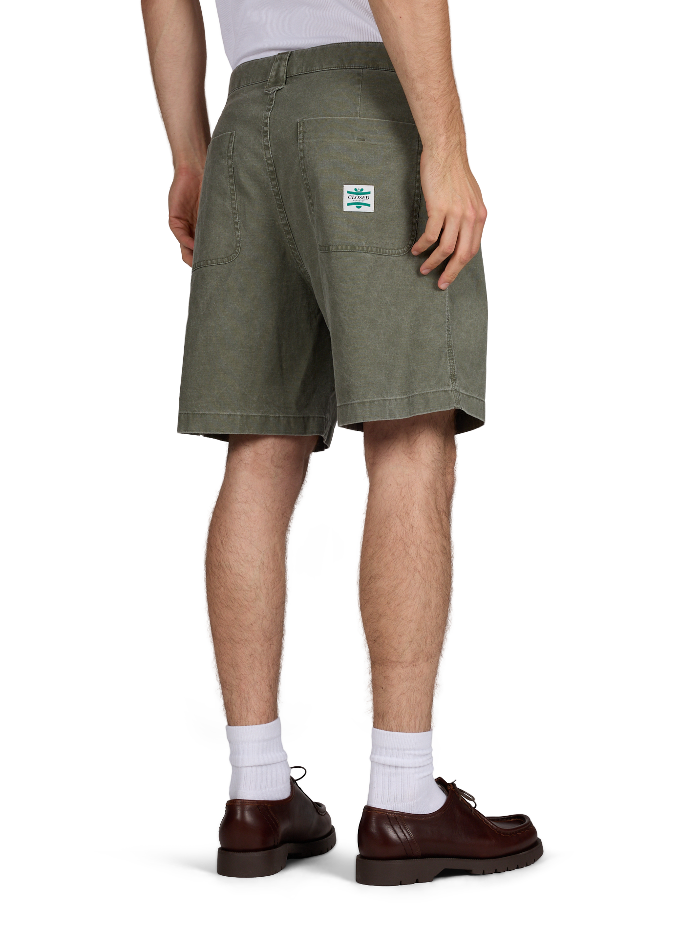Short classic cut in cotton CLOSED Green