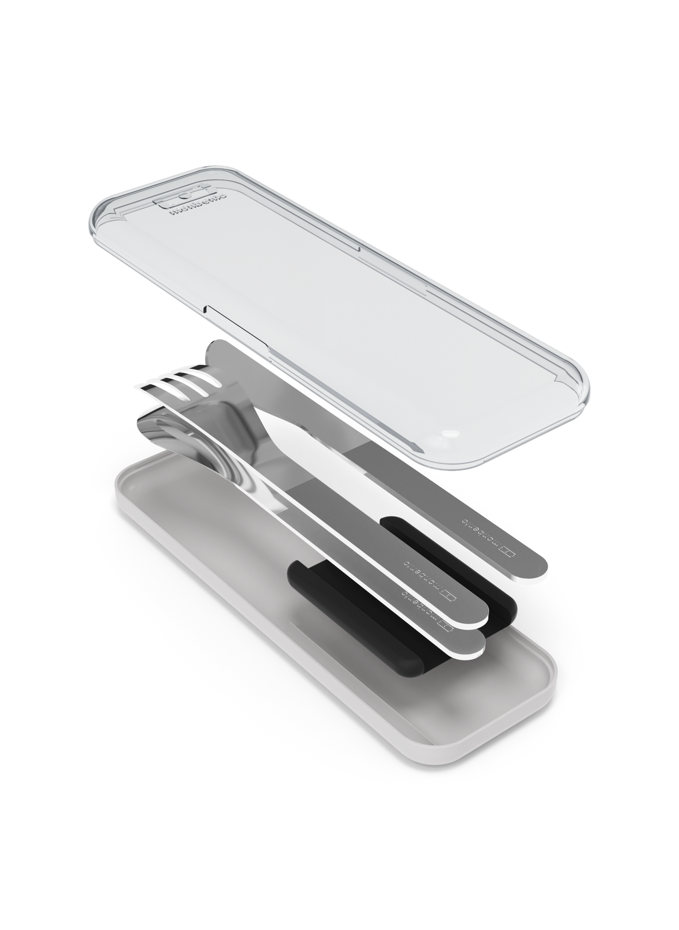 Ménagère de 3 couverts Slim Box MONBENTO Noir