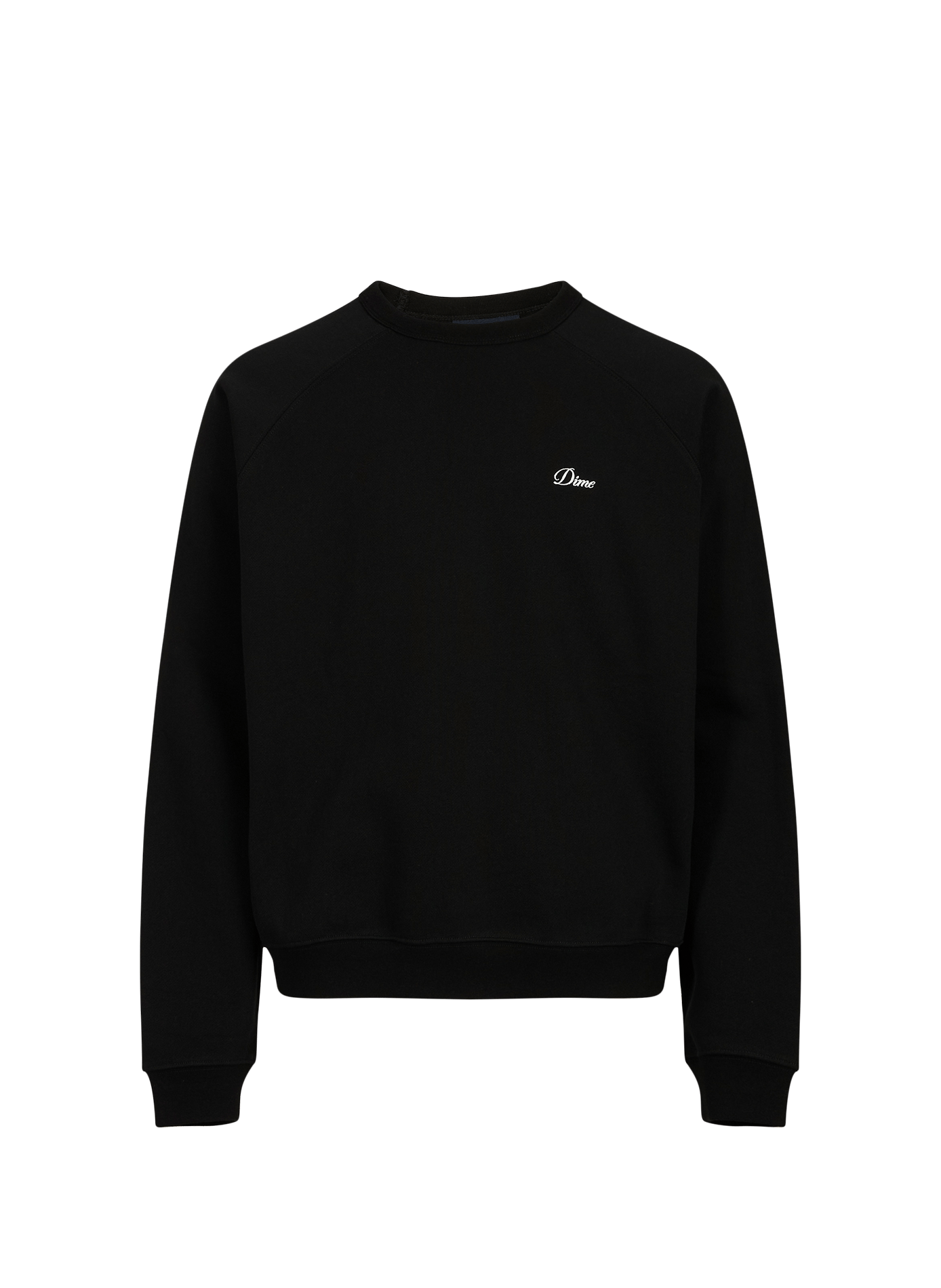 Cotton logo sweatshirt DIME Black
