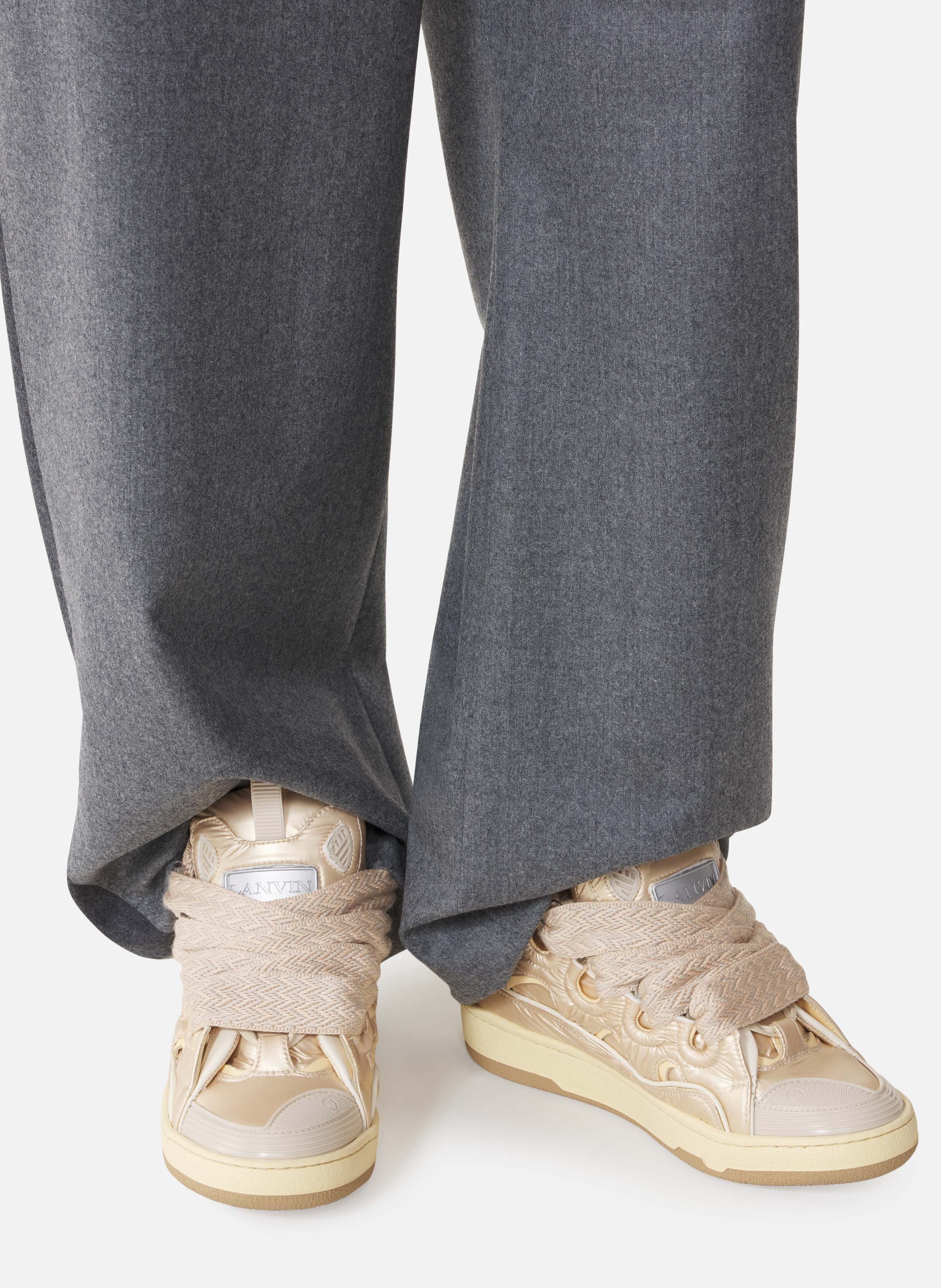 Sneakers curb en nylon LANVIN Jaune