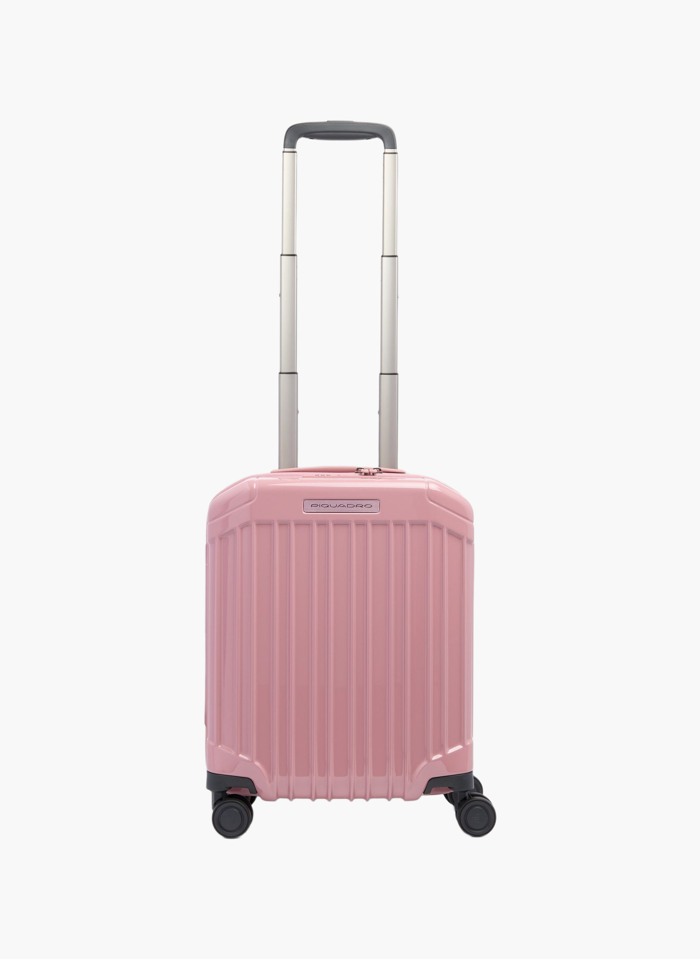 Valise trolley sous-siège à 2 roues PIQUADRO Rose
