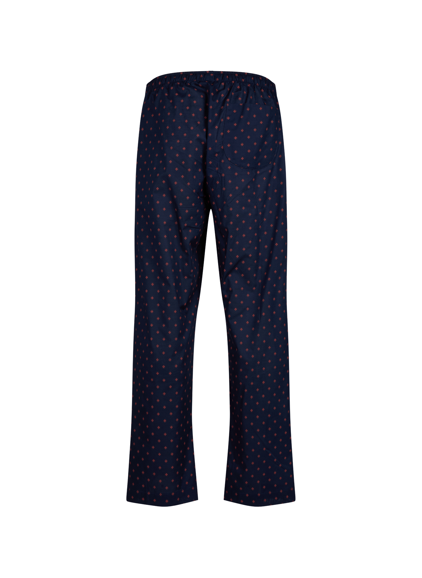Pyjamahose mit Streifen aus Baumwolle DEREK ROSE Blau
