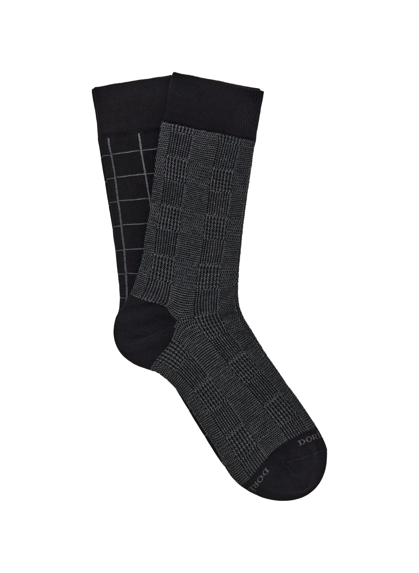 Printed cotton-blend socks DORÉ DORÉ Black