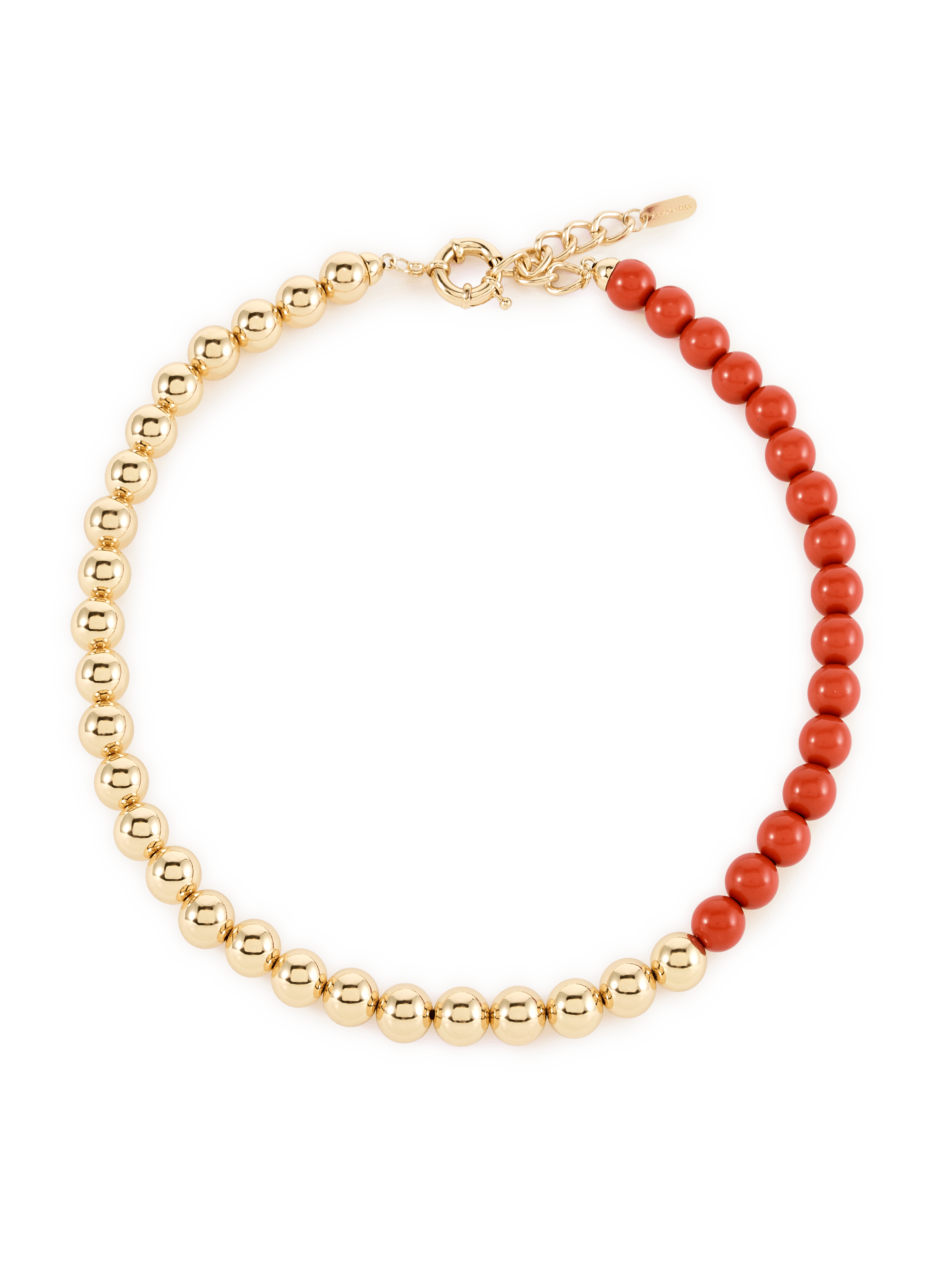 Collier en perles fantaisies SAISON 1865 Orange