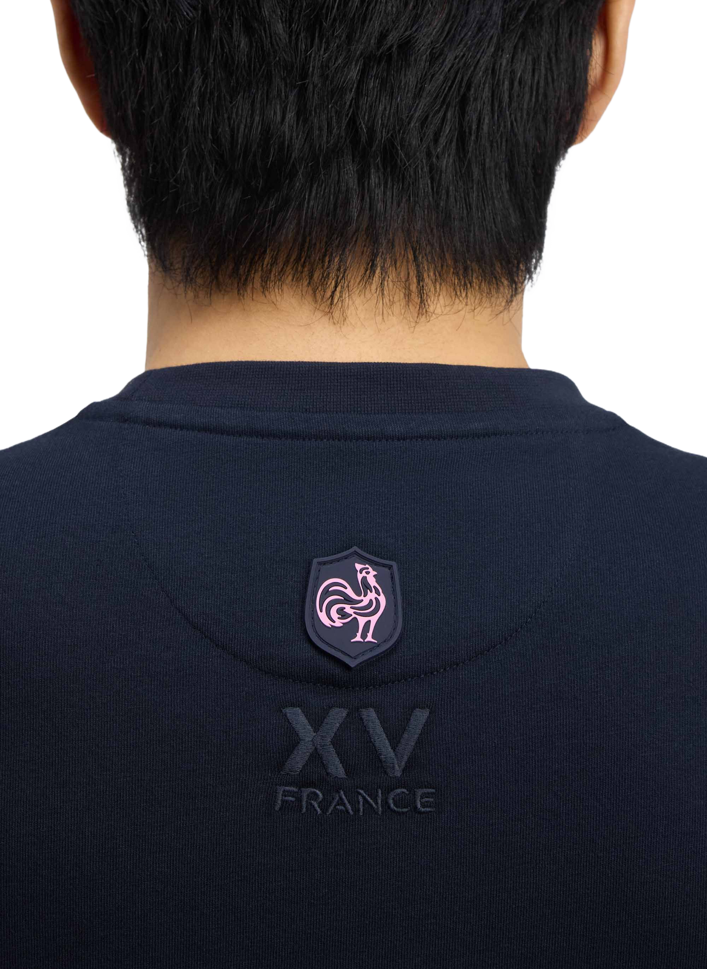 T-shirt droit col rond en coton EDEN PARK Bleu