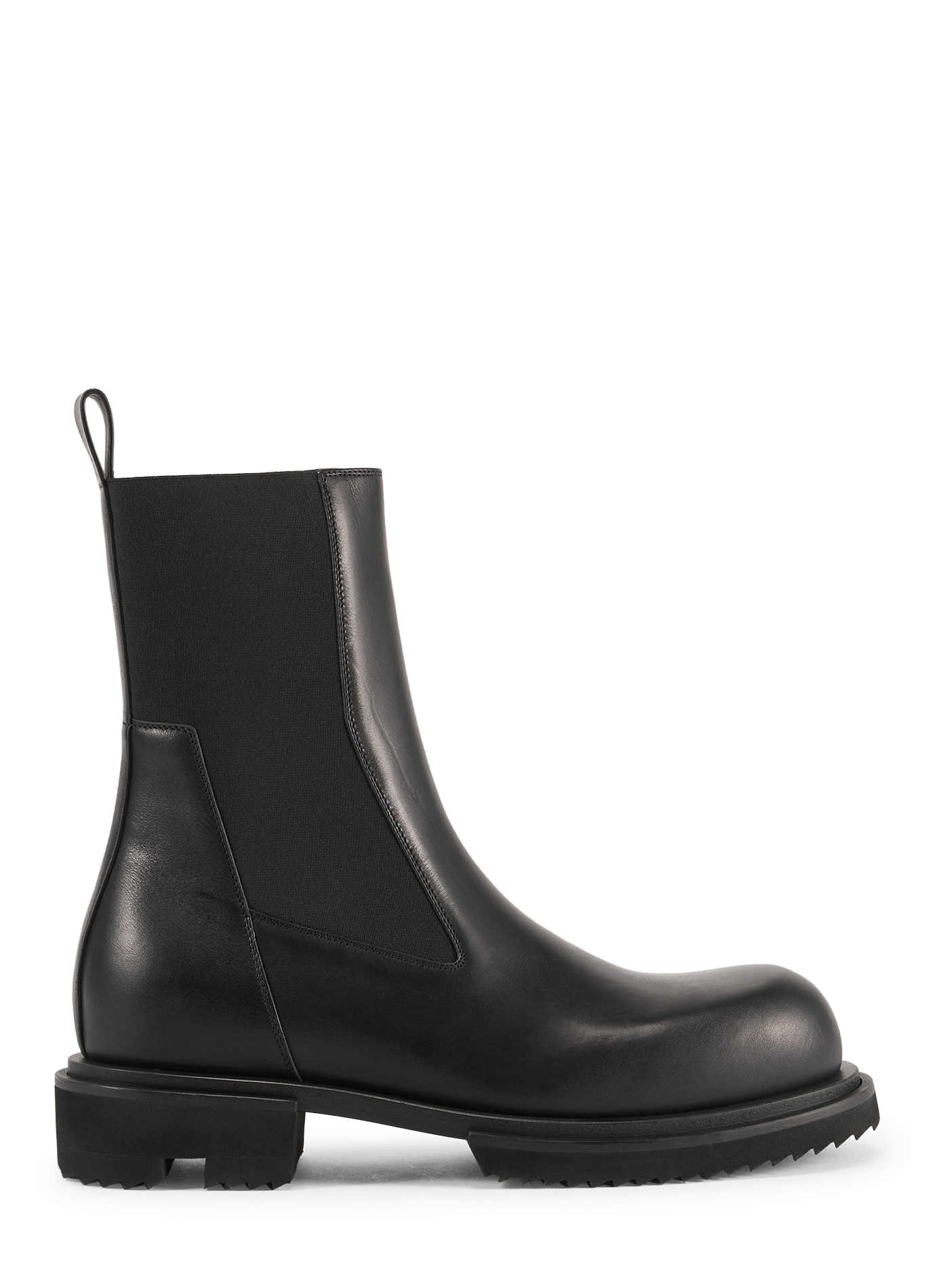 Leren enkellaarzen RICK OWENS Zwart
