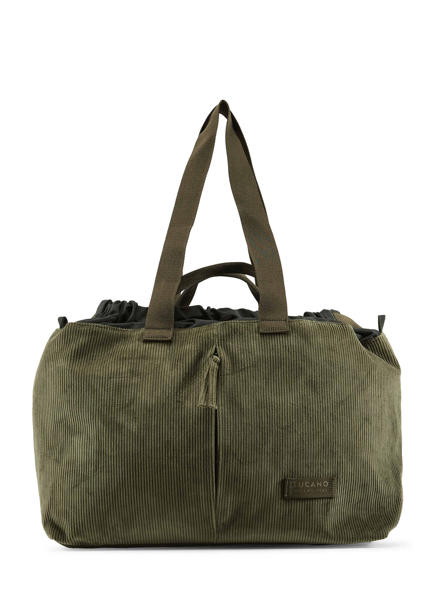 Shopper bag in cotone TUCANO Kaki