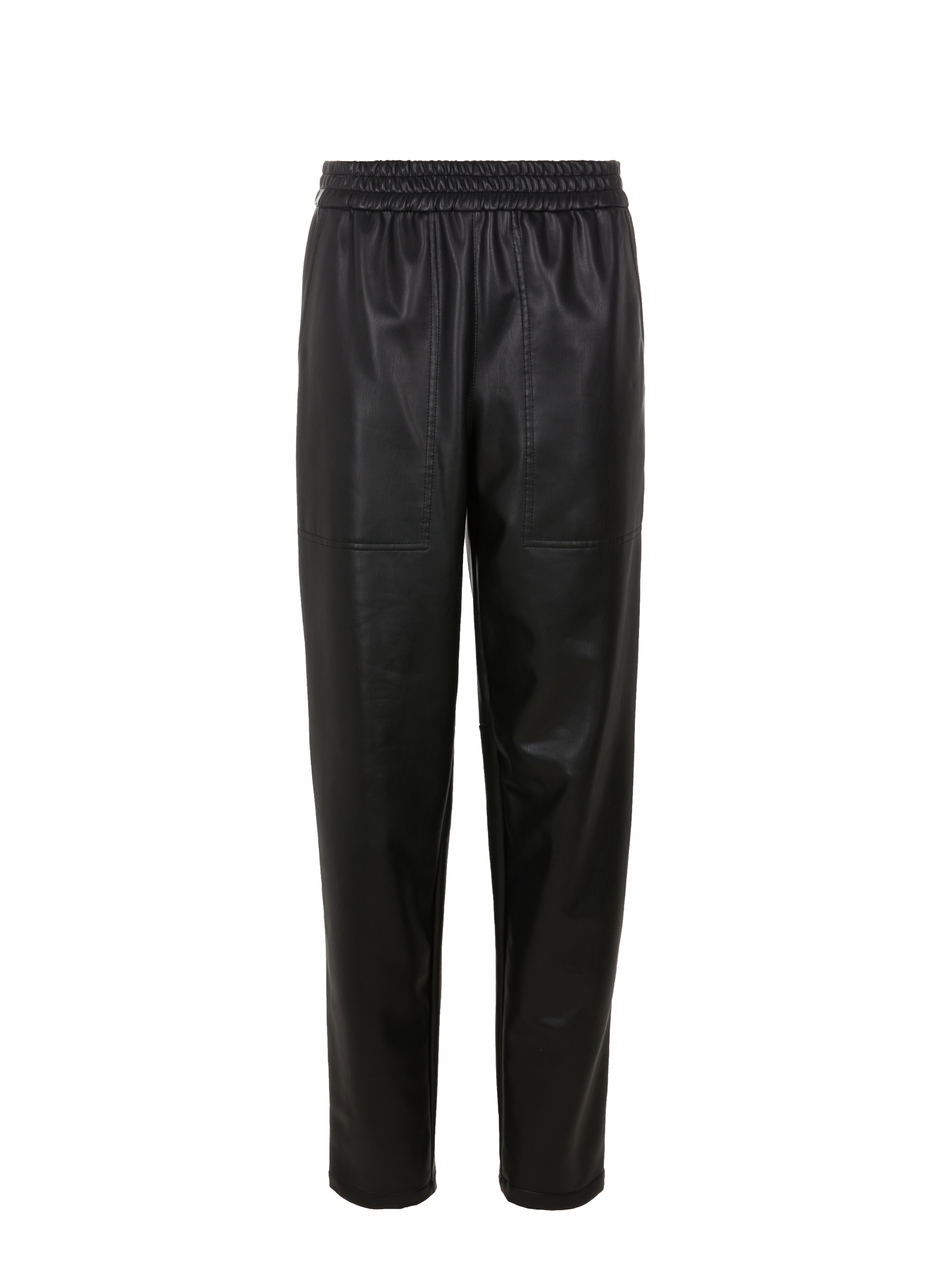 Pantalon en cuir végétal