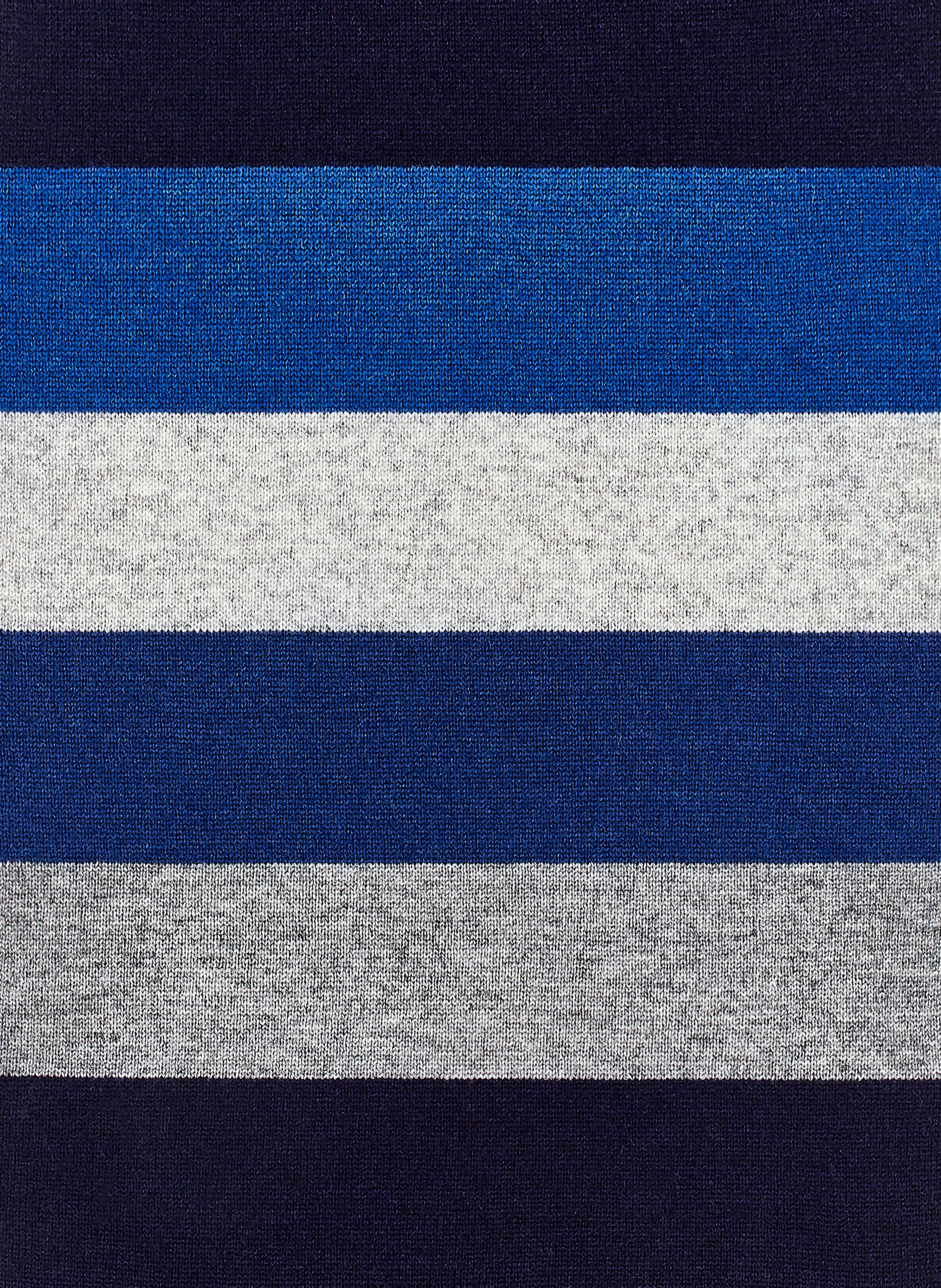 Foulard rayé en laine