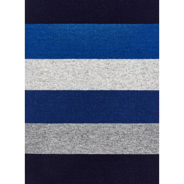Foulard rayé en laine