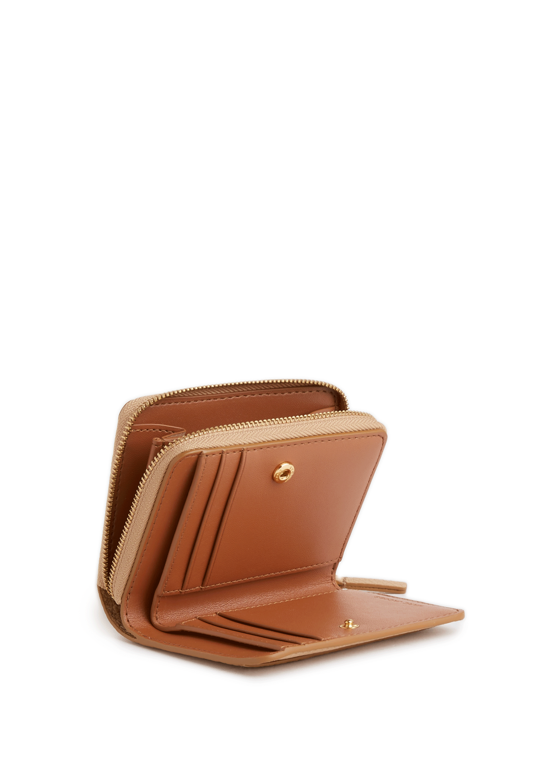 Porte-monnaie The Leather Mini MARC JACOBS Marron