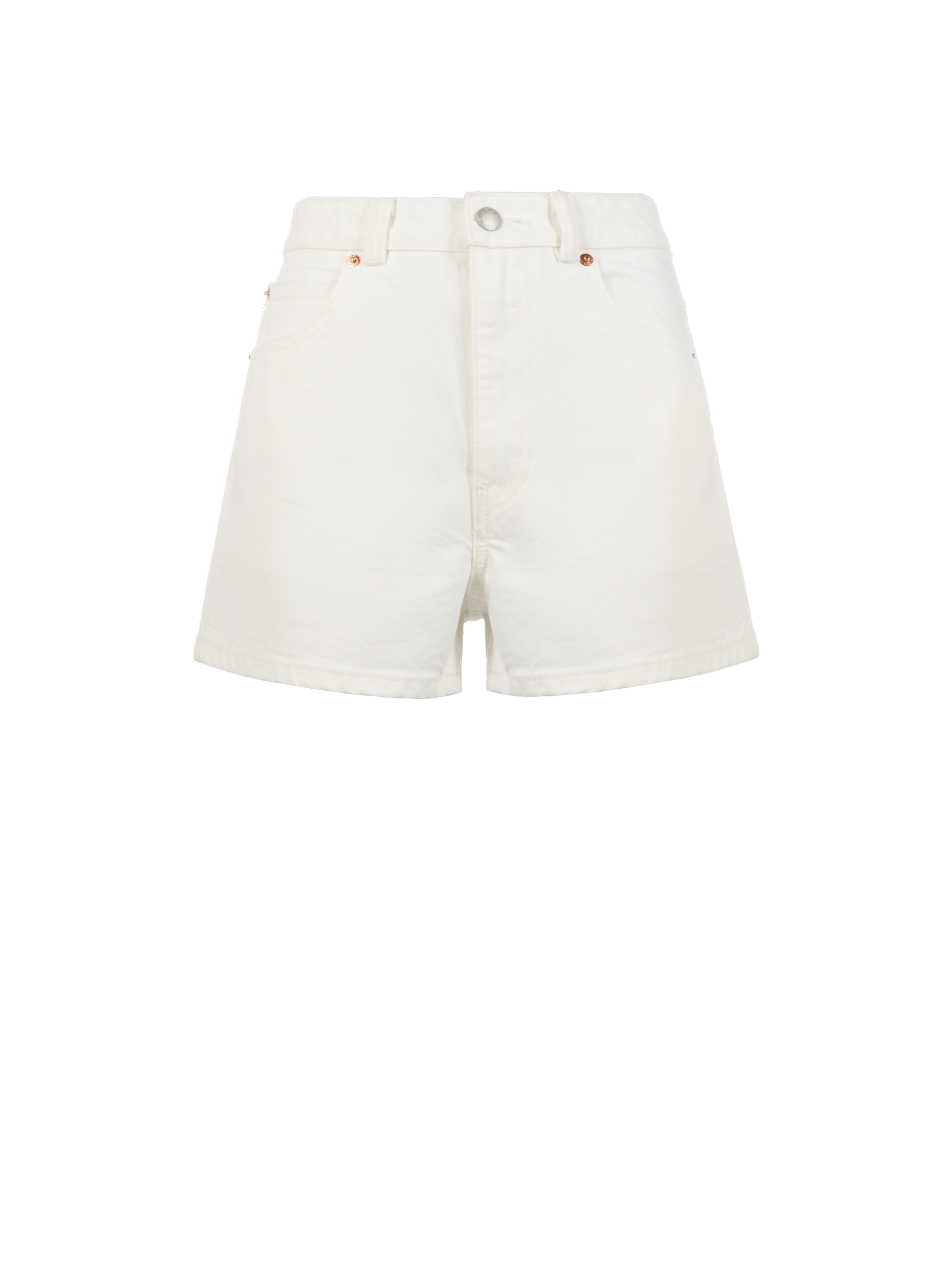 Short en jean ALEXANDER WANG Blanc