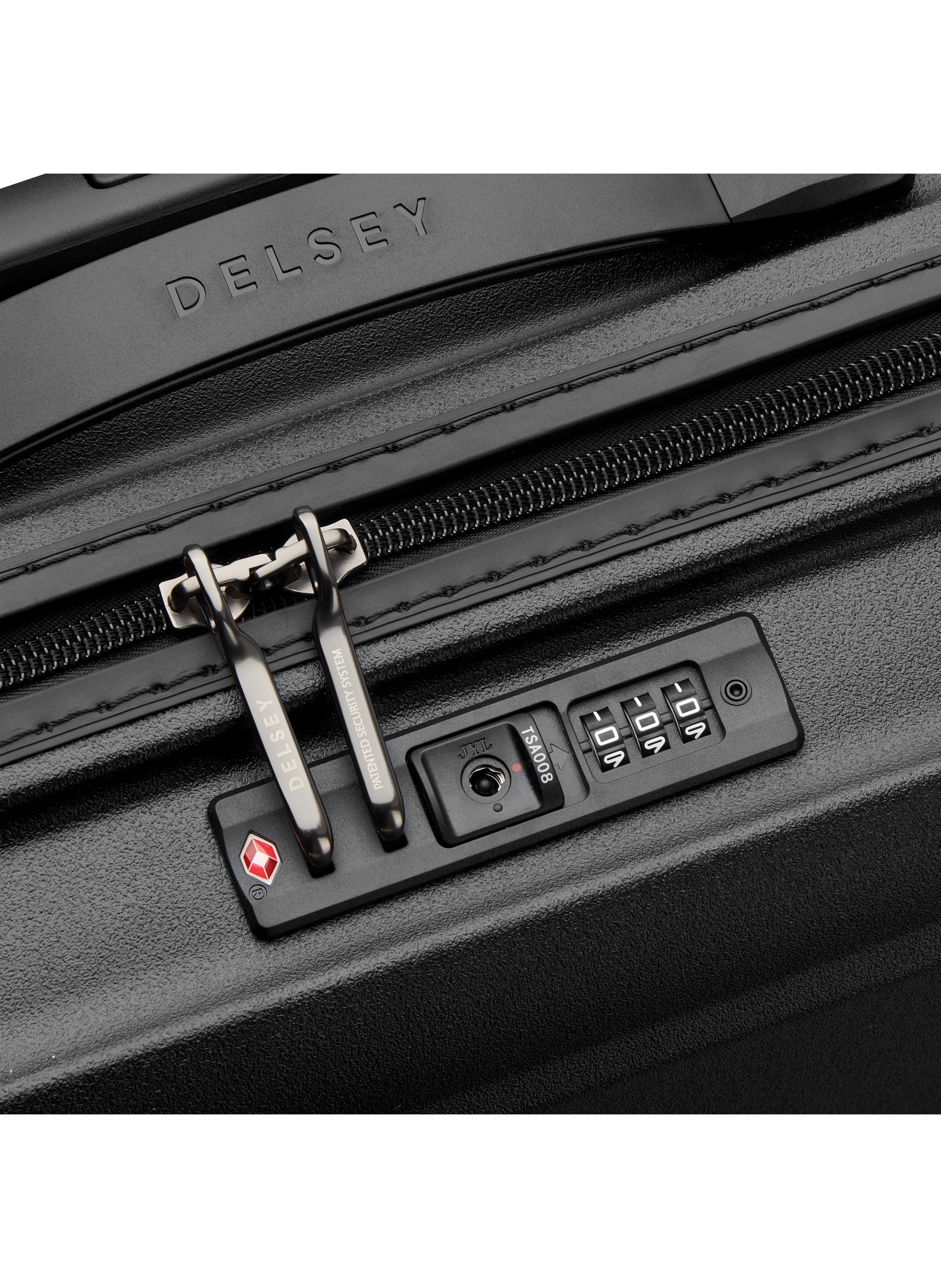 Valise cabine rigide taille s - turenne 2.0 DELSEY PARIS Noir