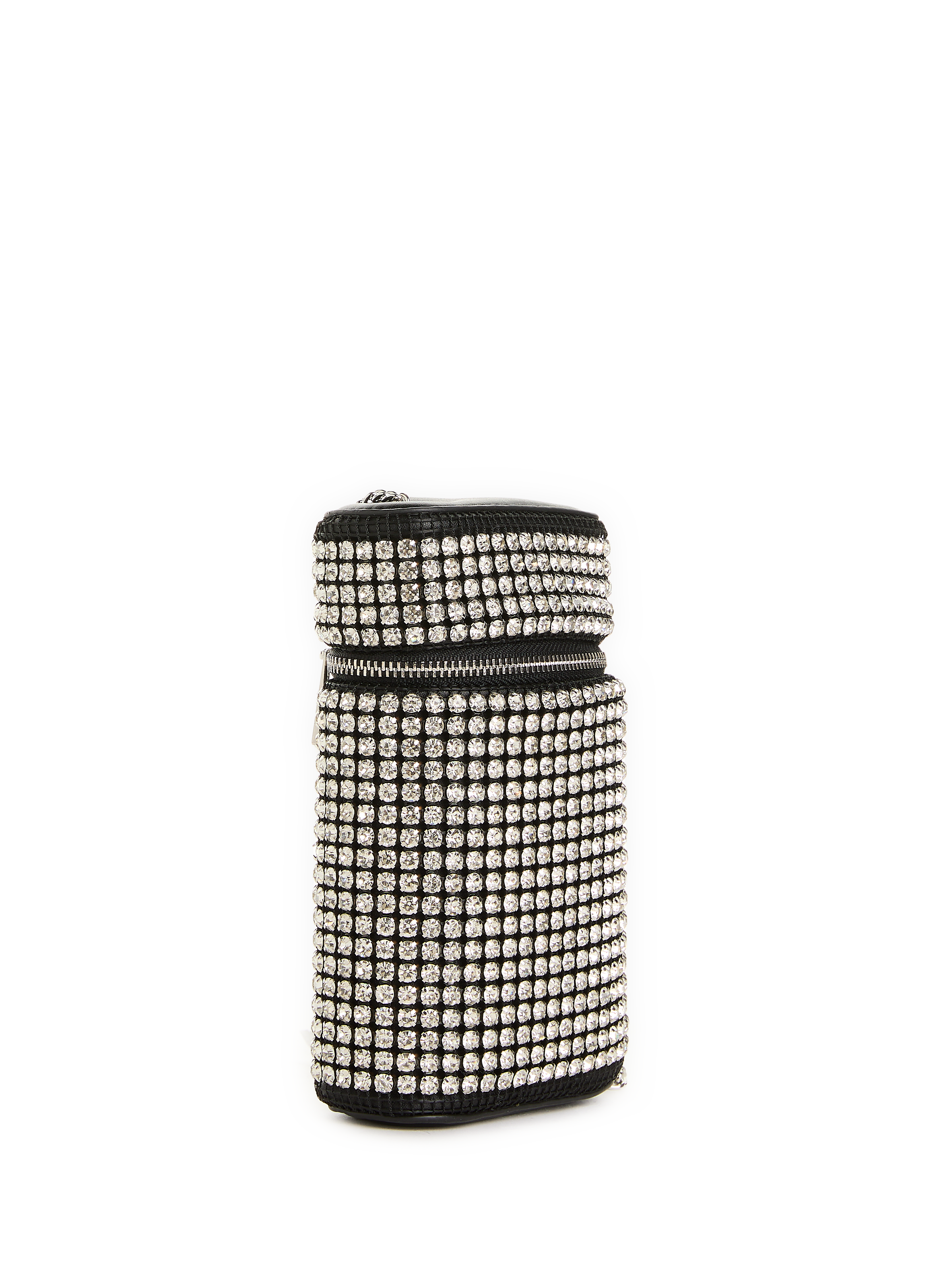 Pochette pour téléphone à strass AU PRINTEMPS PARIS Noir