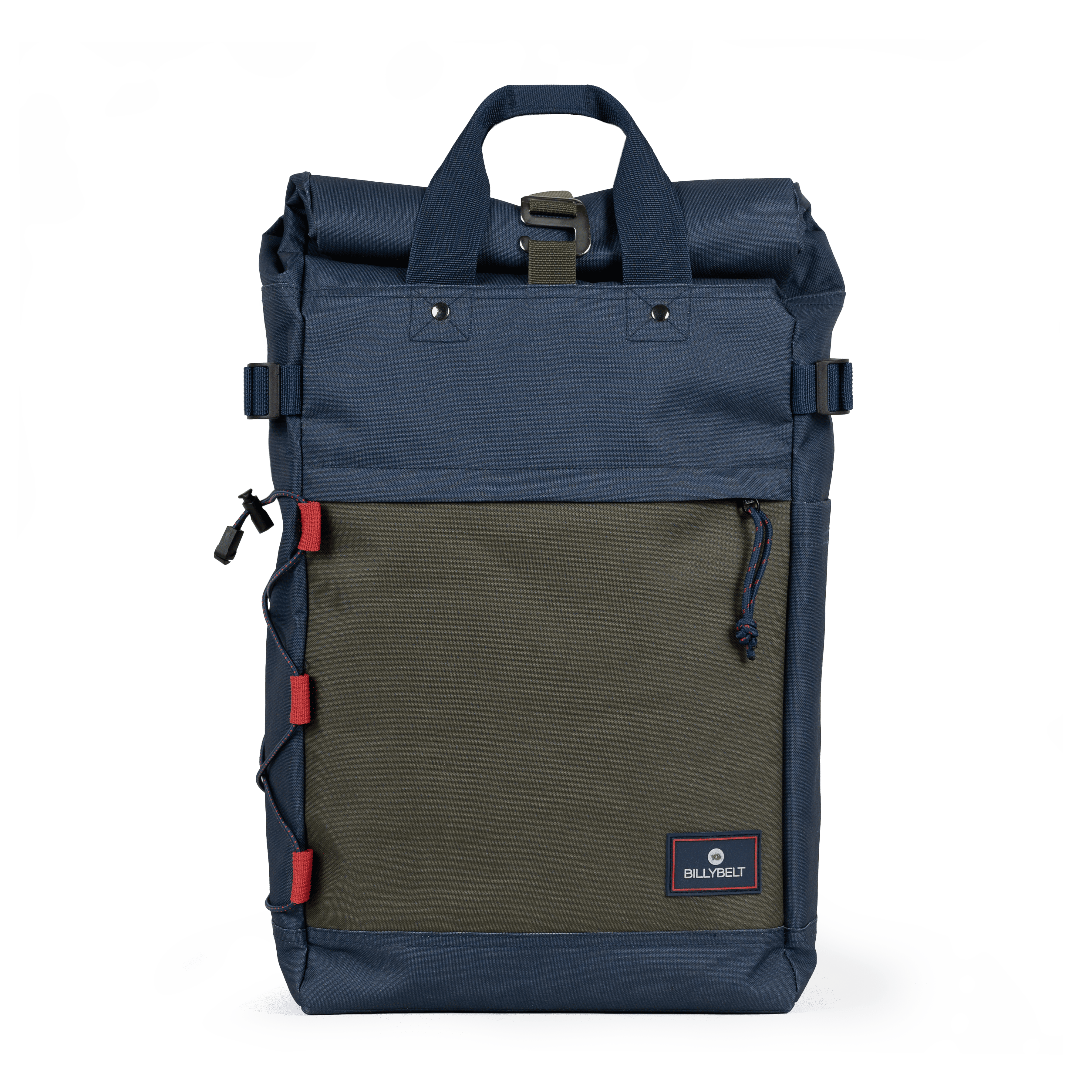 Sac à dos en polyester recyclé rolltop BILLYBELT Bleu