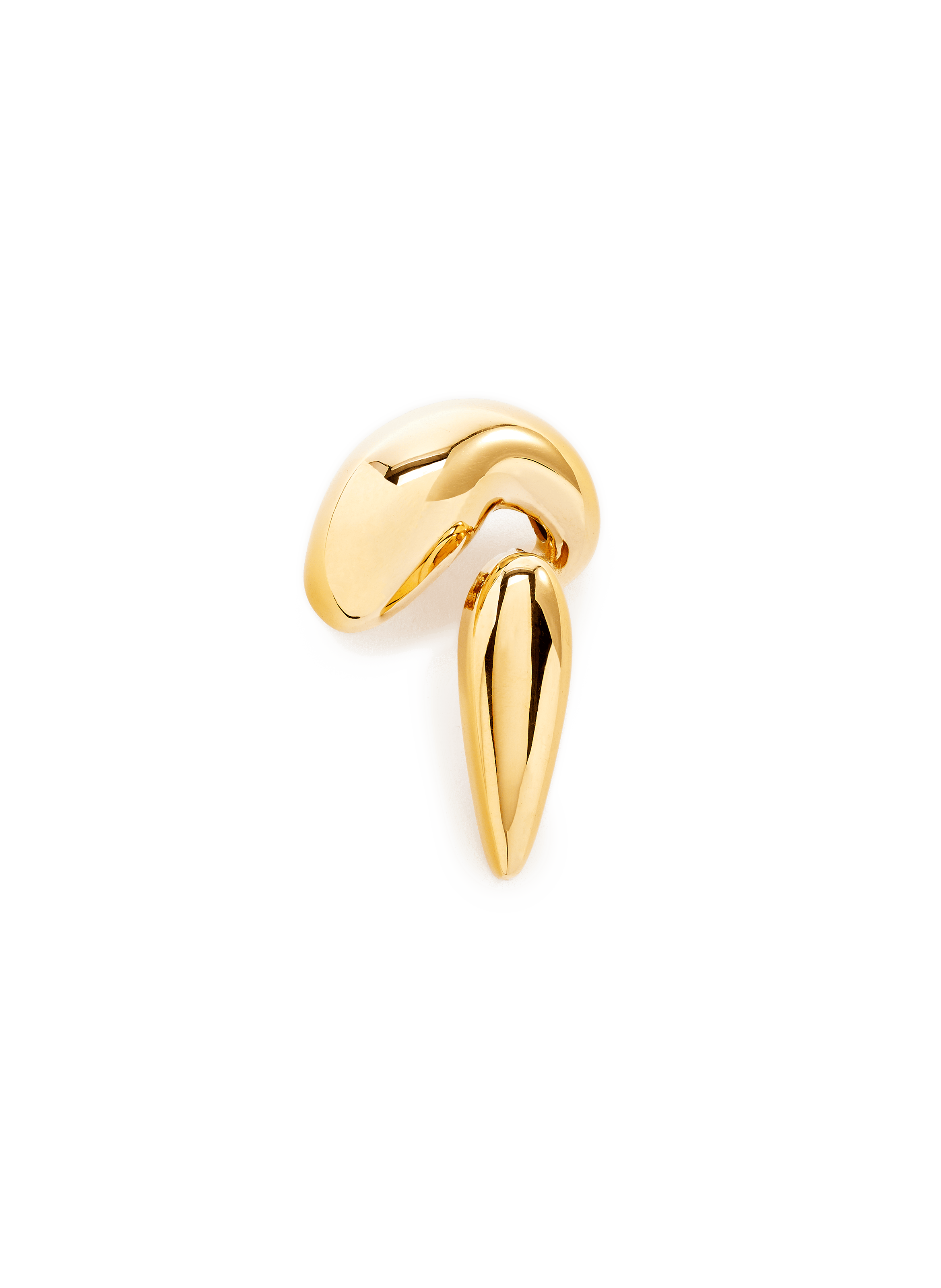 Oorbel en earcuff Blown Sharp Alien ALAN CROCETTI Goud