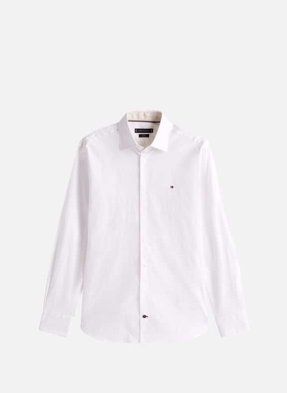 Chemise en coton Blanc by TOMMY HILFIGER TOMMY HILFIGER Chemise en coton Blanc