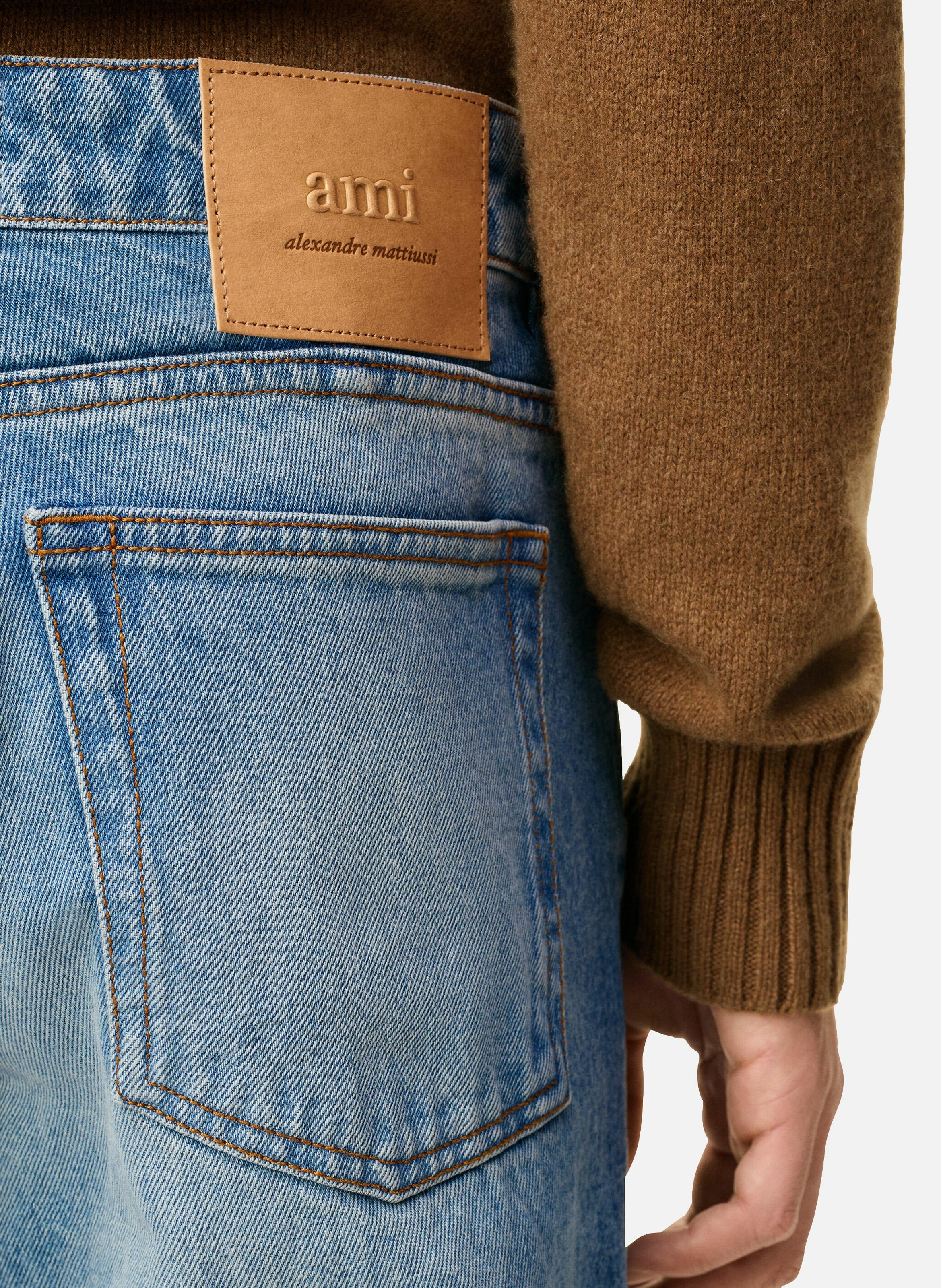 Jean coupe classique Bleu