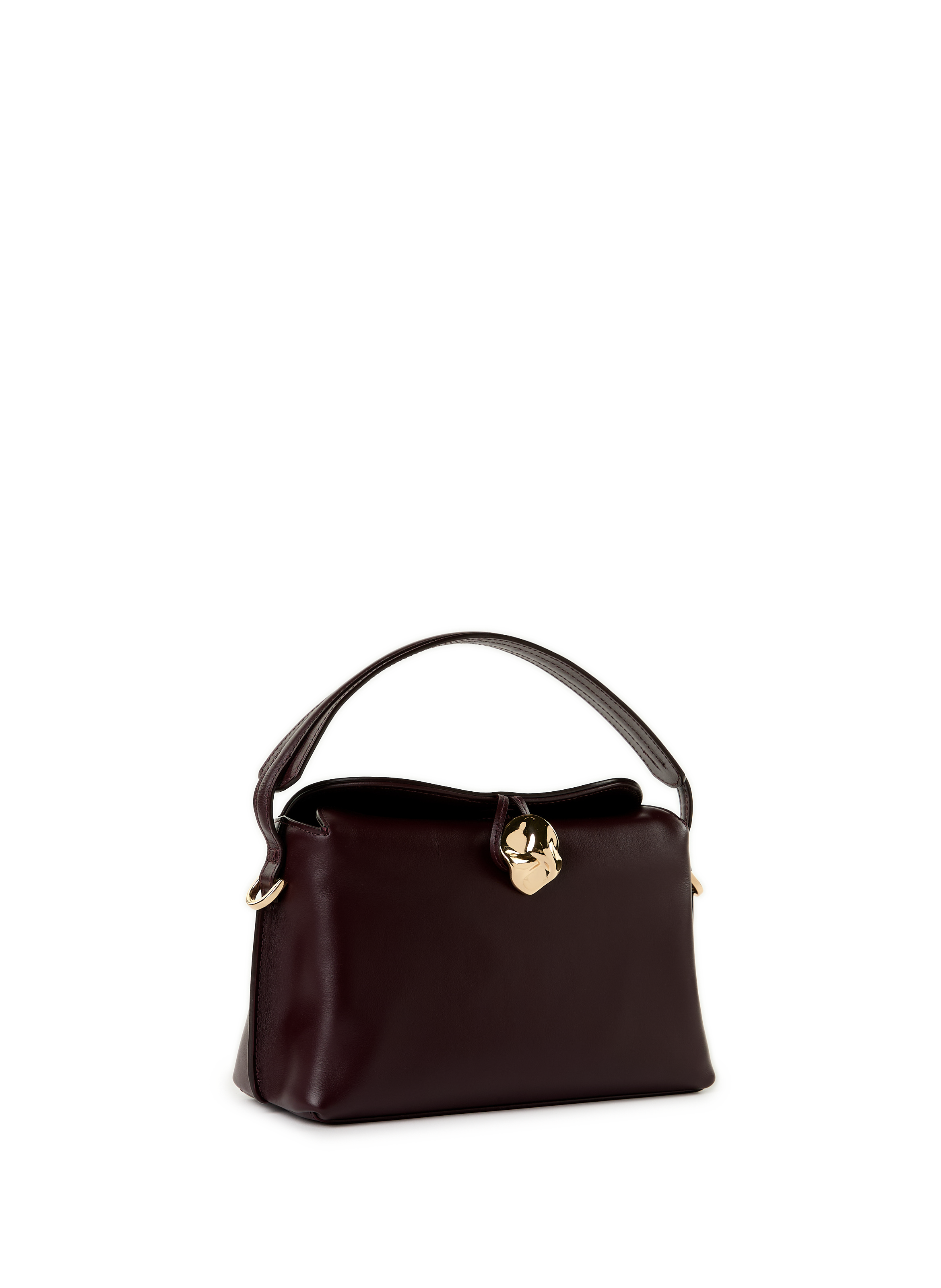 Hanna Mini leather handbag FLATTERED Red