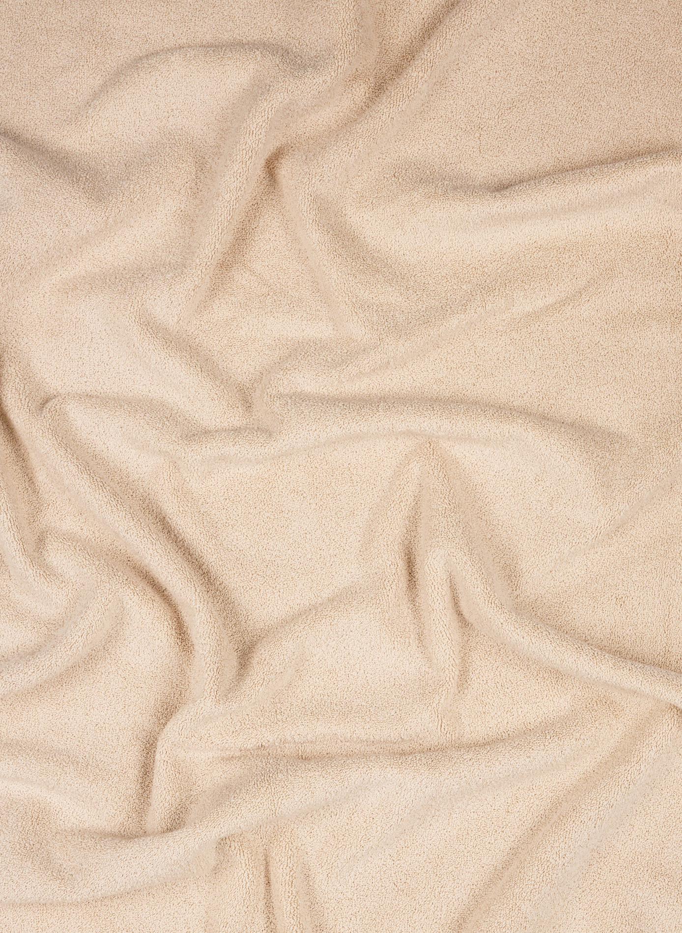 Serviette de toilette en coton biologique AU PRINTEMPS PARIS Beige