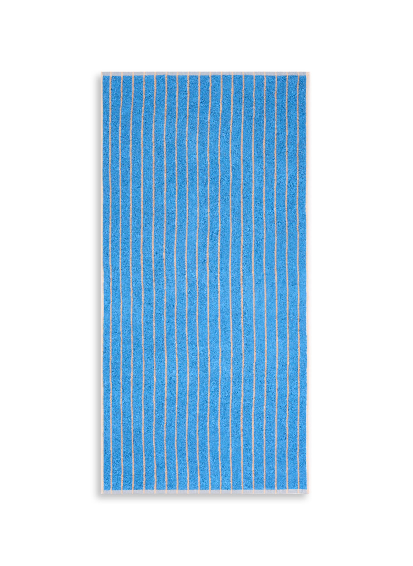AU PRINTEMPS PARIS Serviette de douche Bleu