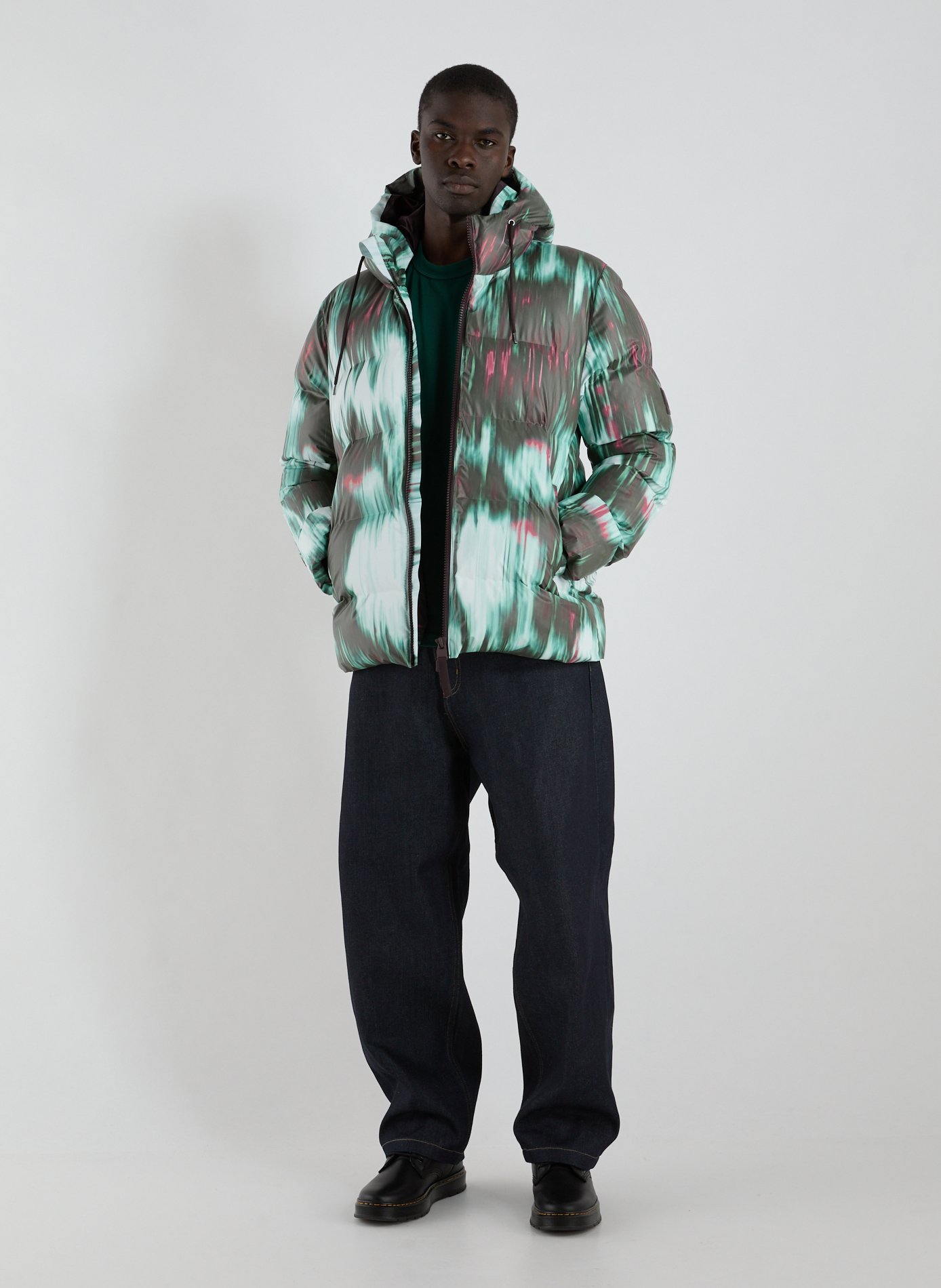 Doudoune Alta matelassée à capuche RAINS Multicolore