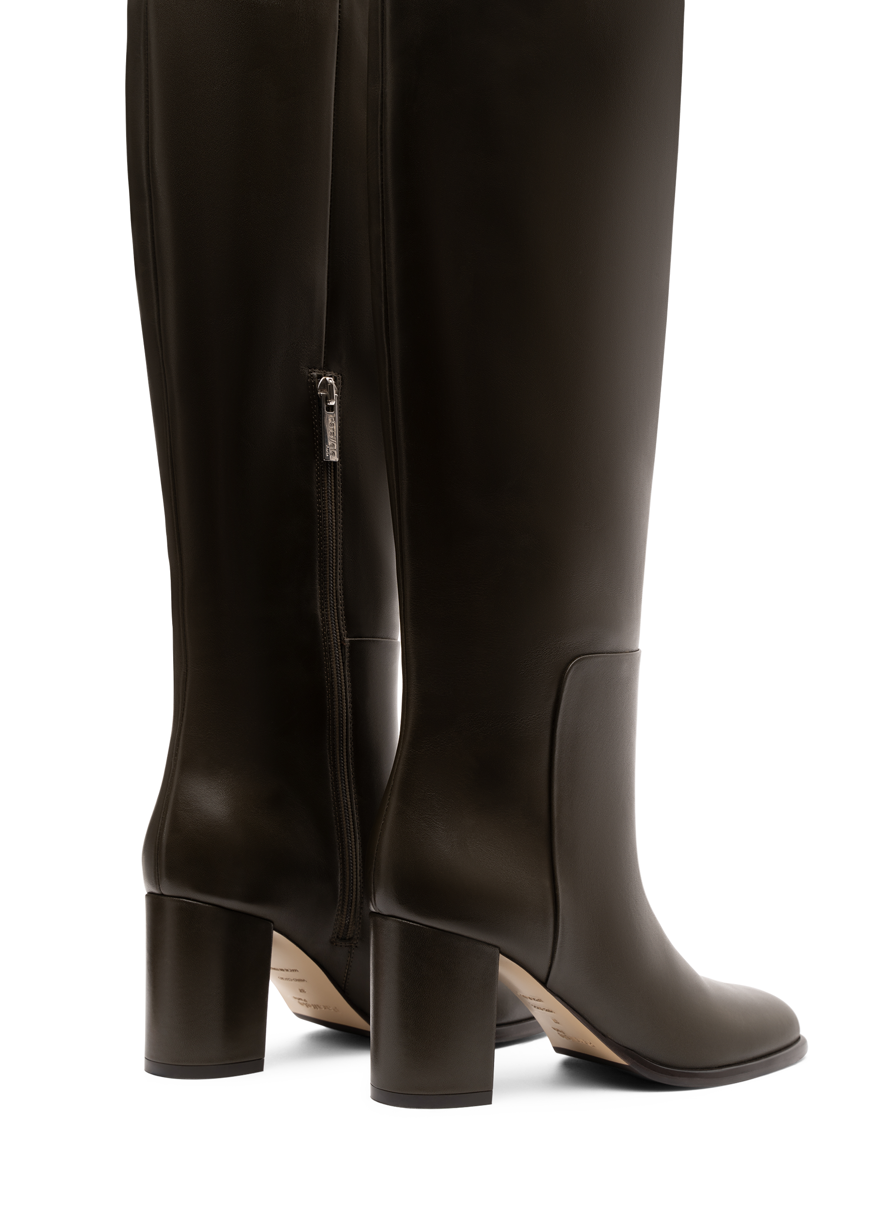 Bottes melia en veau lisse PARALLELE Noir
