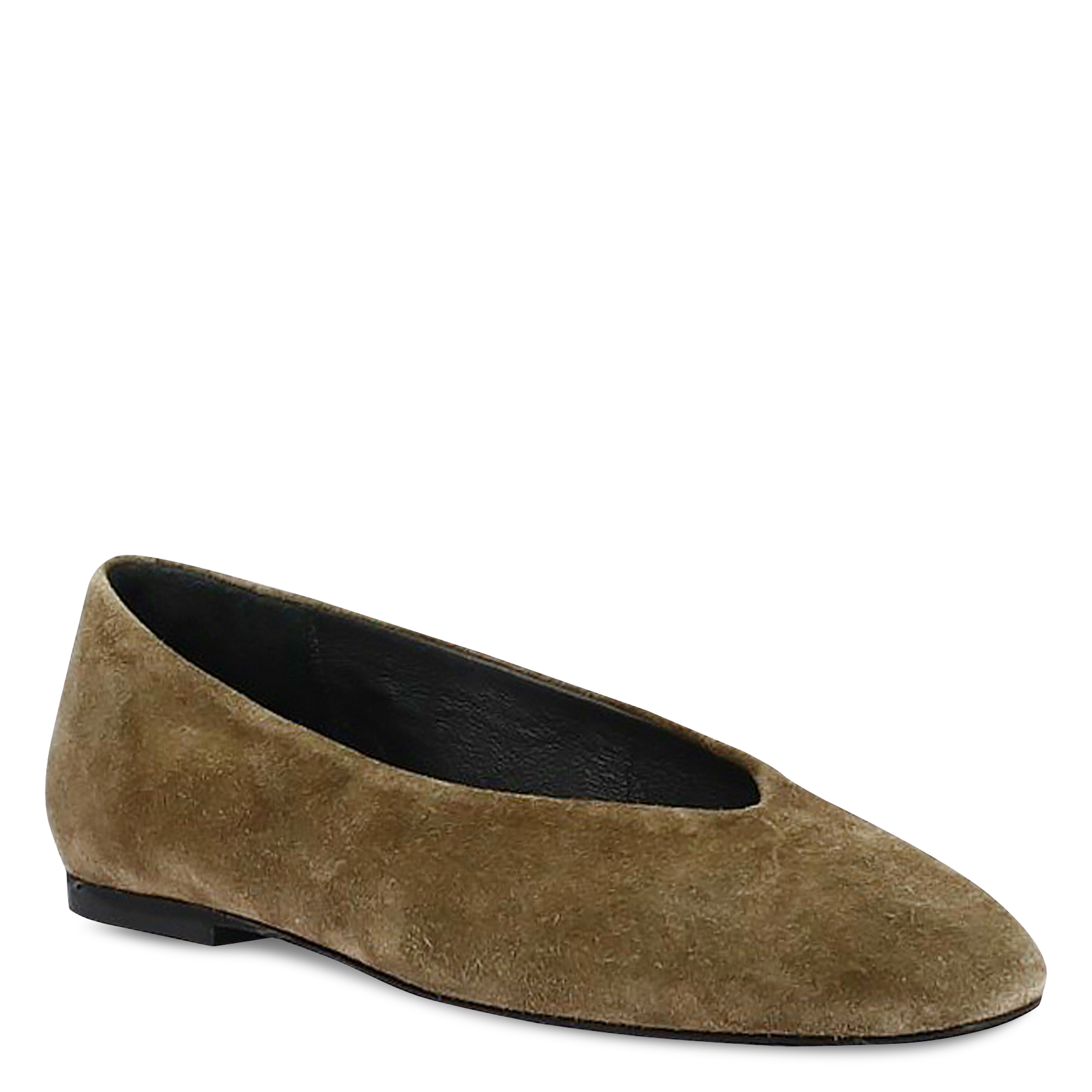 Ballerines en cuir delvis JONAK Kaki