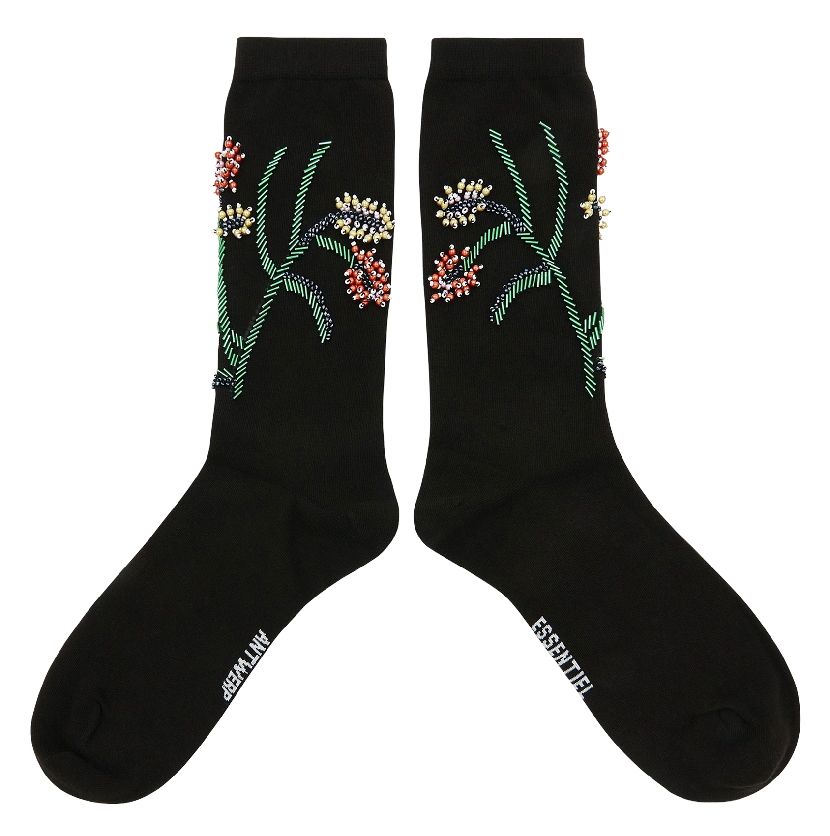 Chaussettes en coton mélangé jinto ESSENTIEL ANTWERP Noir