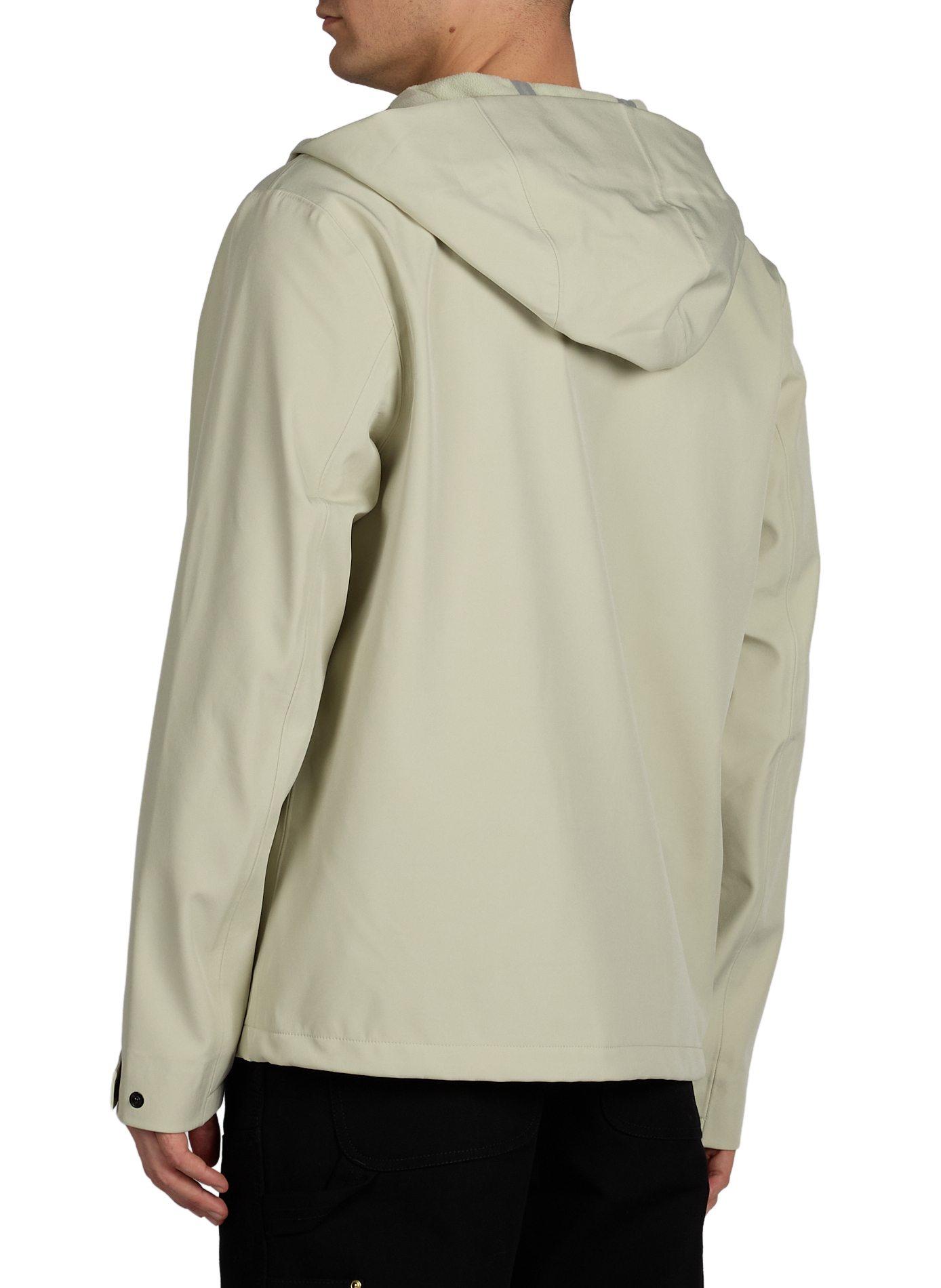 Hooded knit sweater RAINS Green