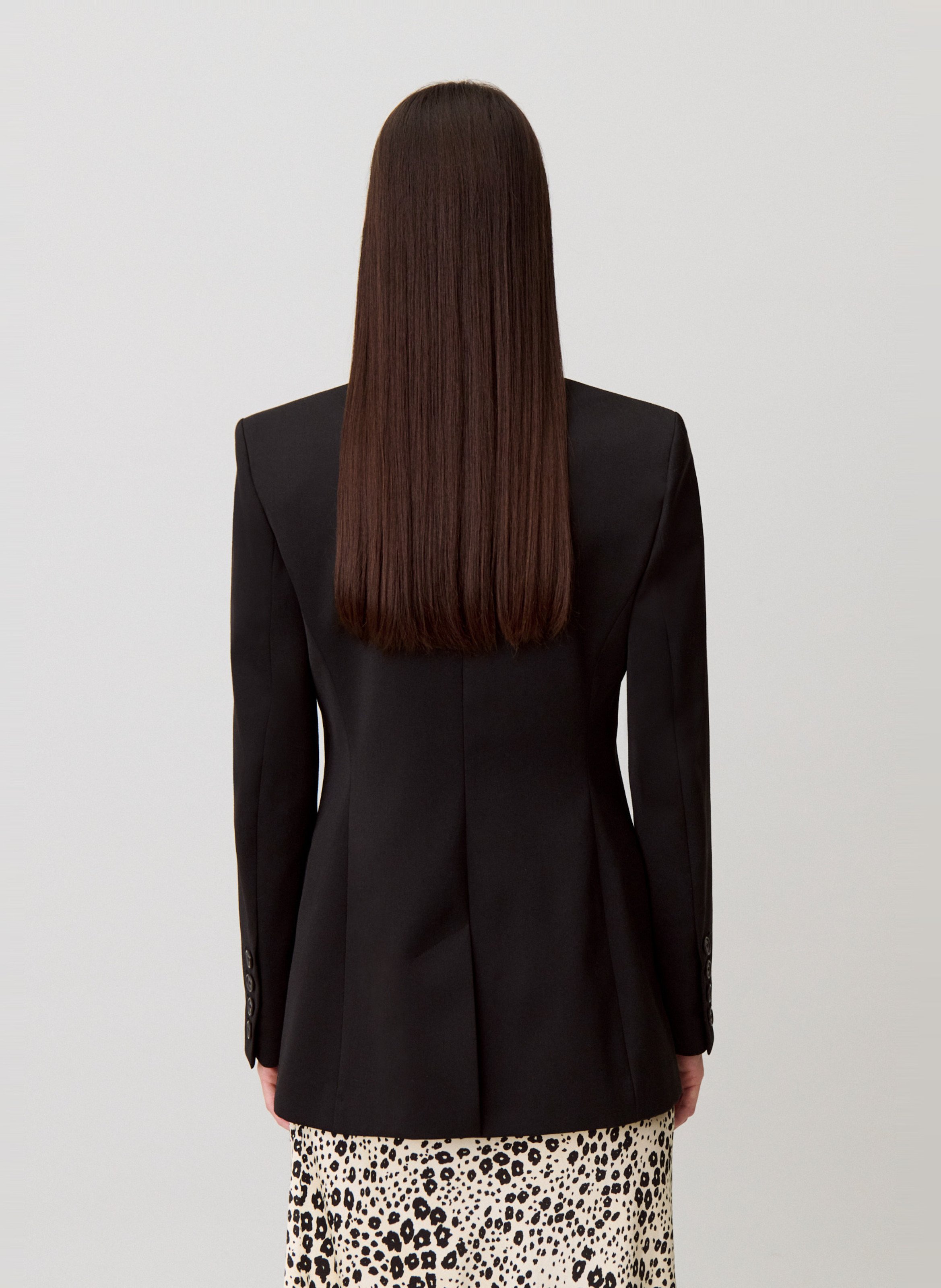 Veste de blazer ajustée CLAUDIE PIERLOT Noir