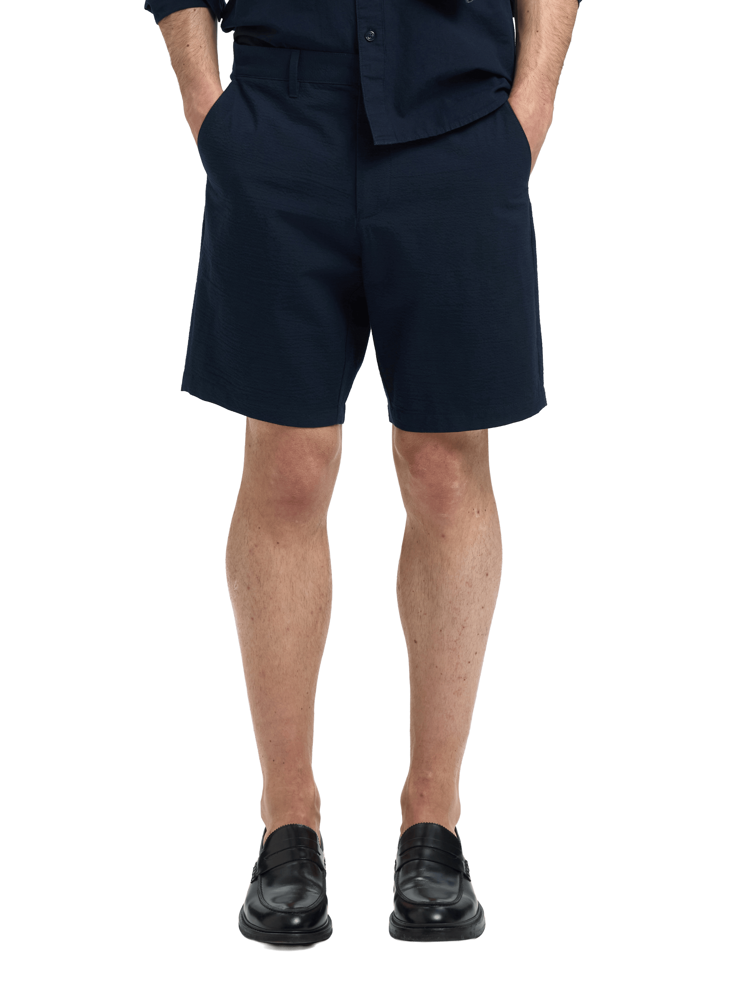 Cotton Shorts SELECTED Blue