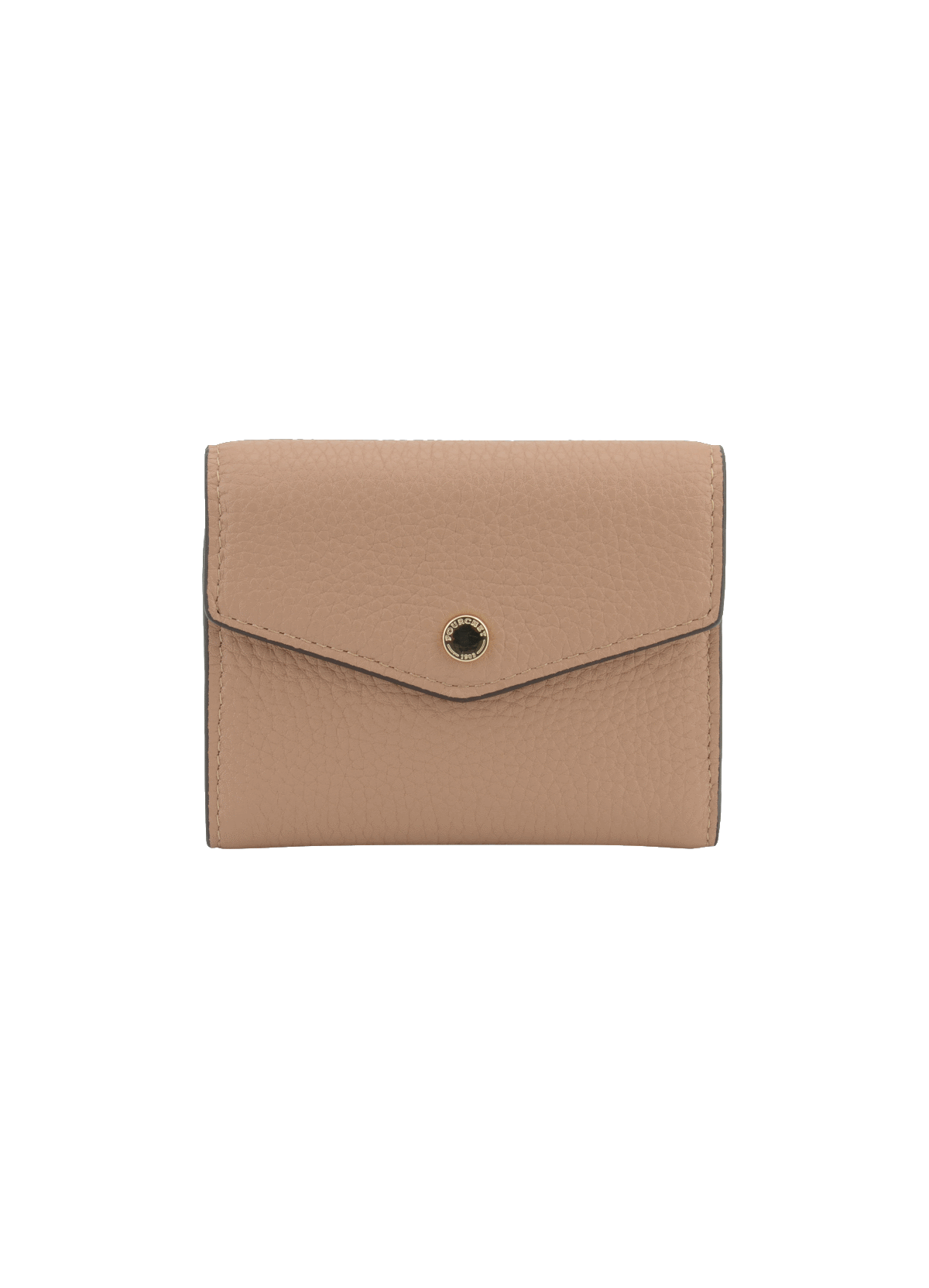 Club | porte-monnaie mm en cuir de veau POURCHET Marron