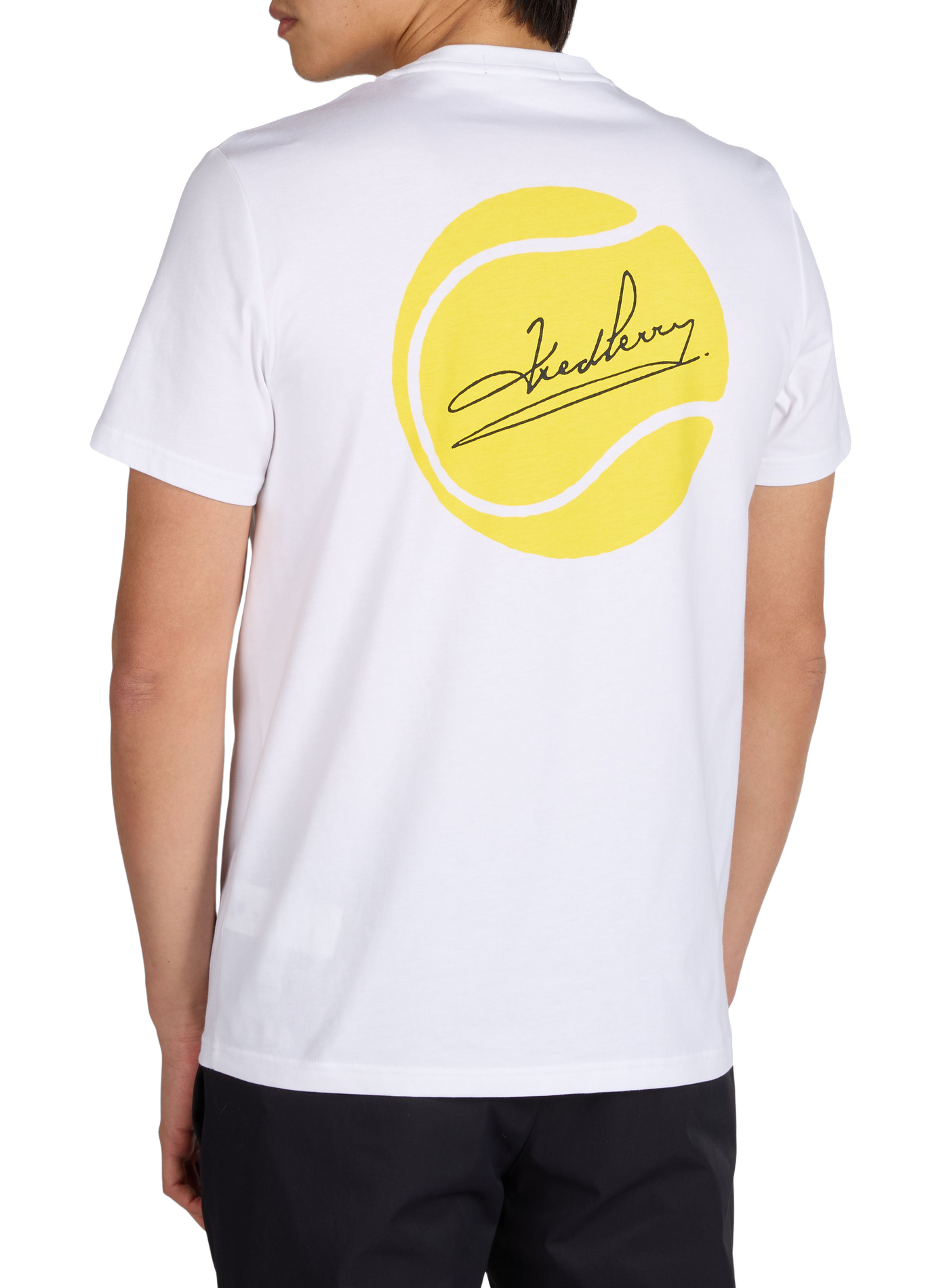 Cotton round-neck T-shirt FRED PERRY White