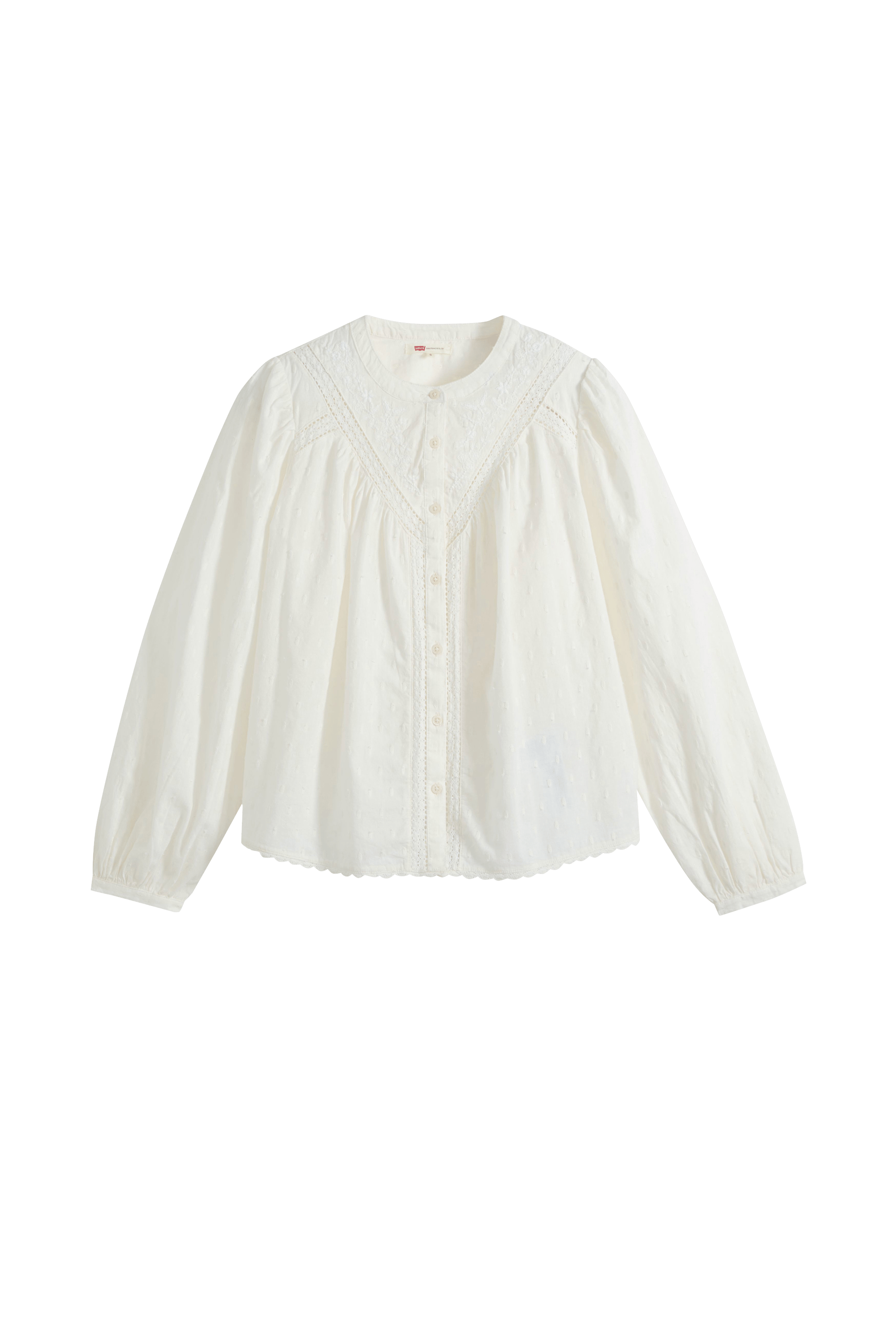 Blouse manches longues Cleo en coton LEVI'S Blanc