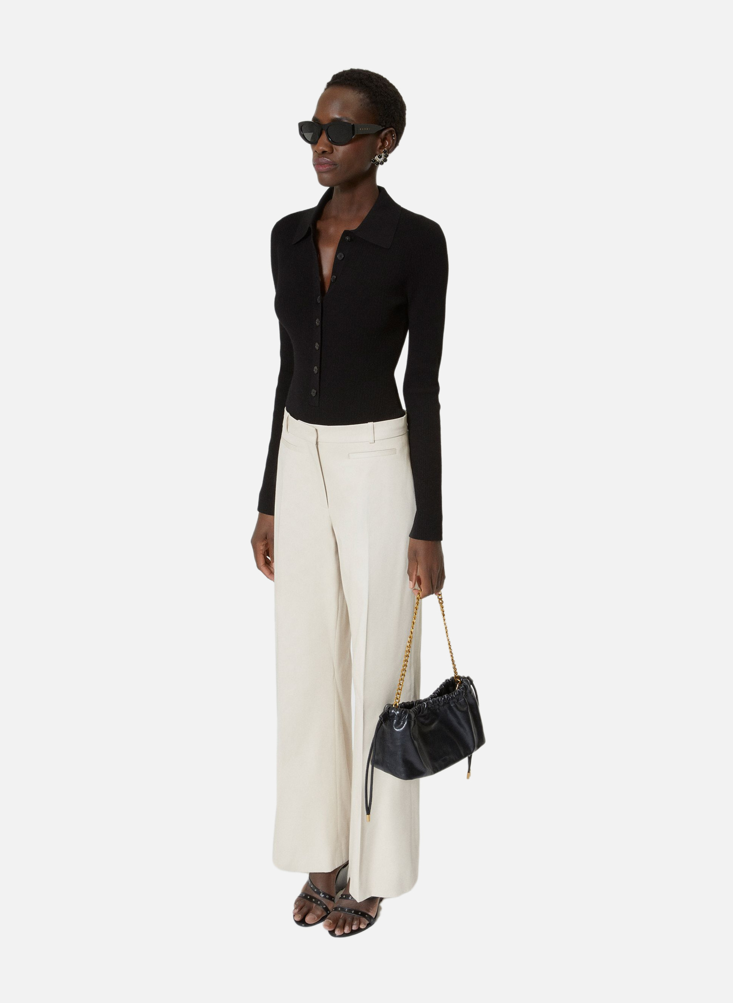 Pantalon en coton THE KOOPLES Beige