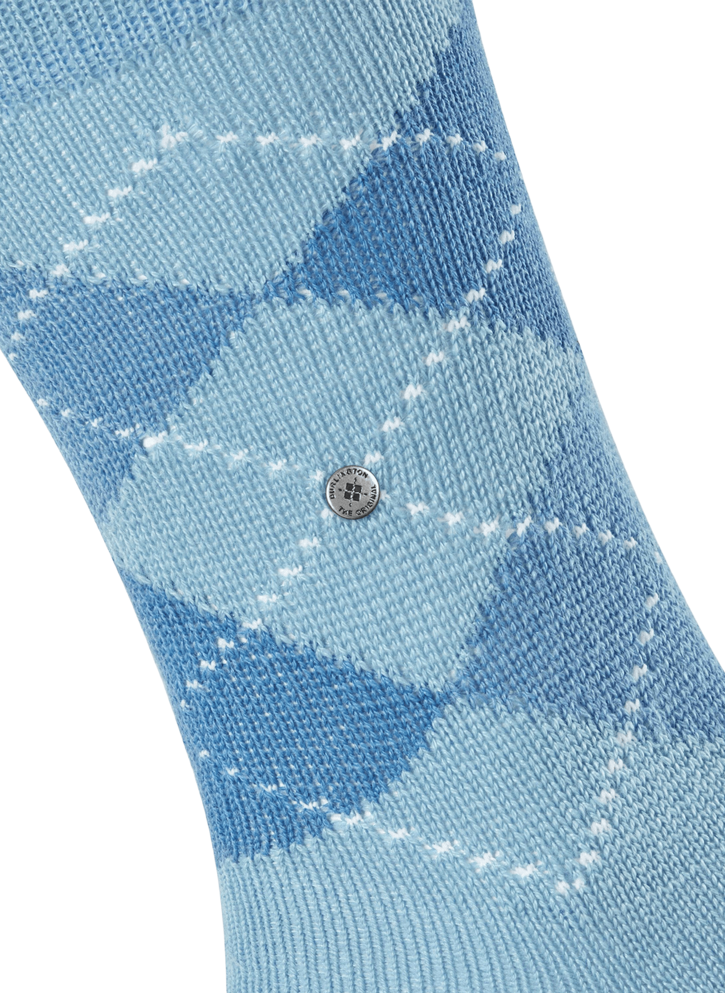 Chaussettes mi-hautes à motif losanges BURLINGTON Bleu