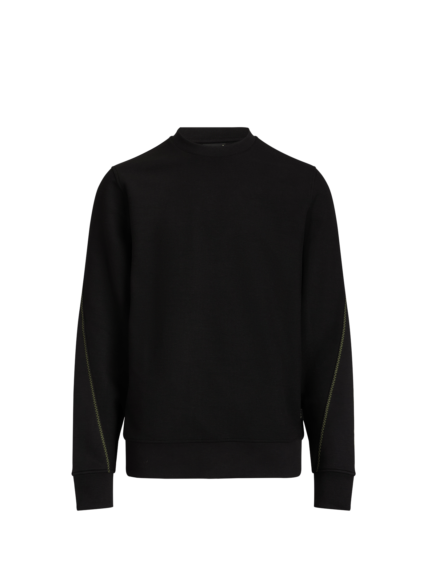 Sweatshirt in blended piqué cotton with horizontal stripe at the back PAUL SMITH Black