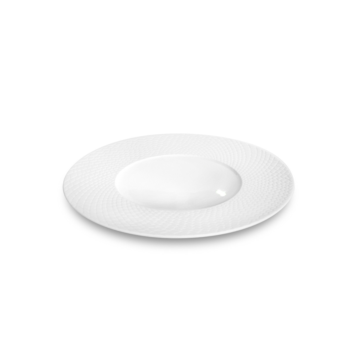 Sherane - assiette plate 27 cm (lot de 6) MEDARD DE NOBLAT Blanc