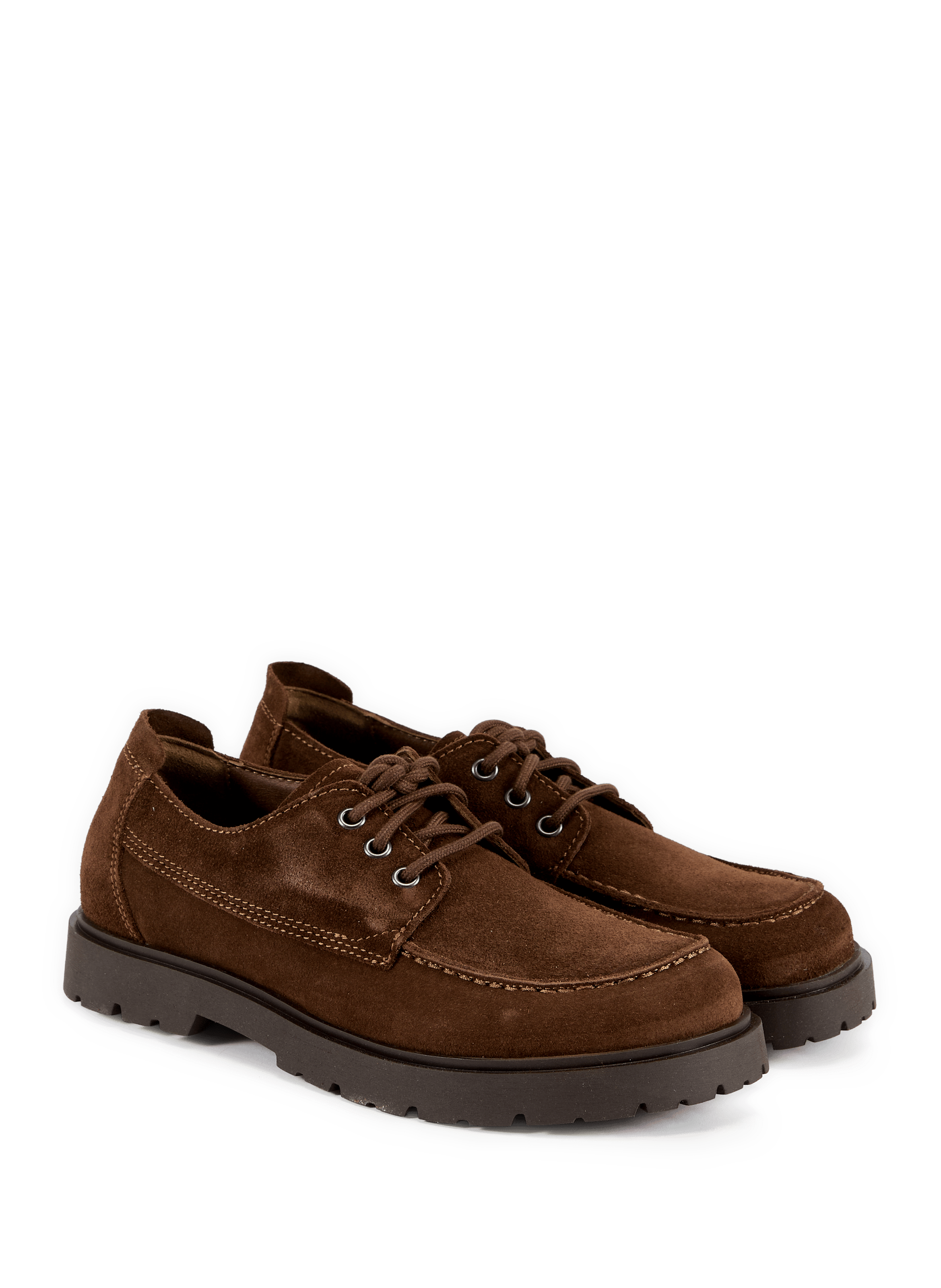 Derbies Highwood in suède leer BIRKENSTOCK Bruin