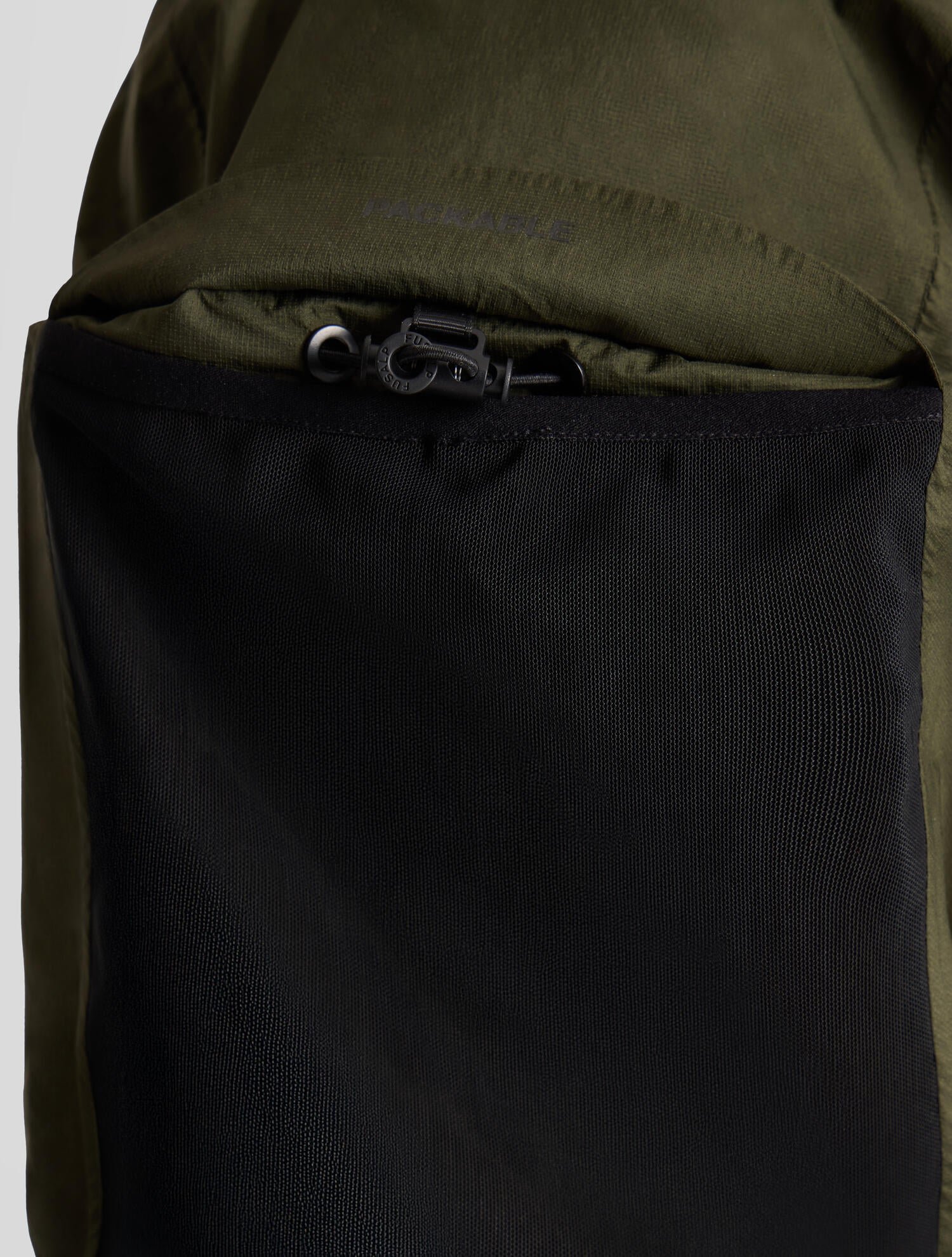 Veste coupe-vent airvone col capuche coupe regular FUSALP Rouge