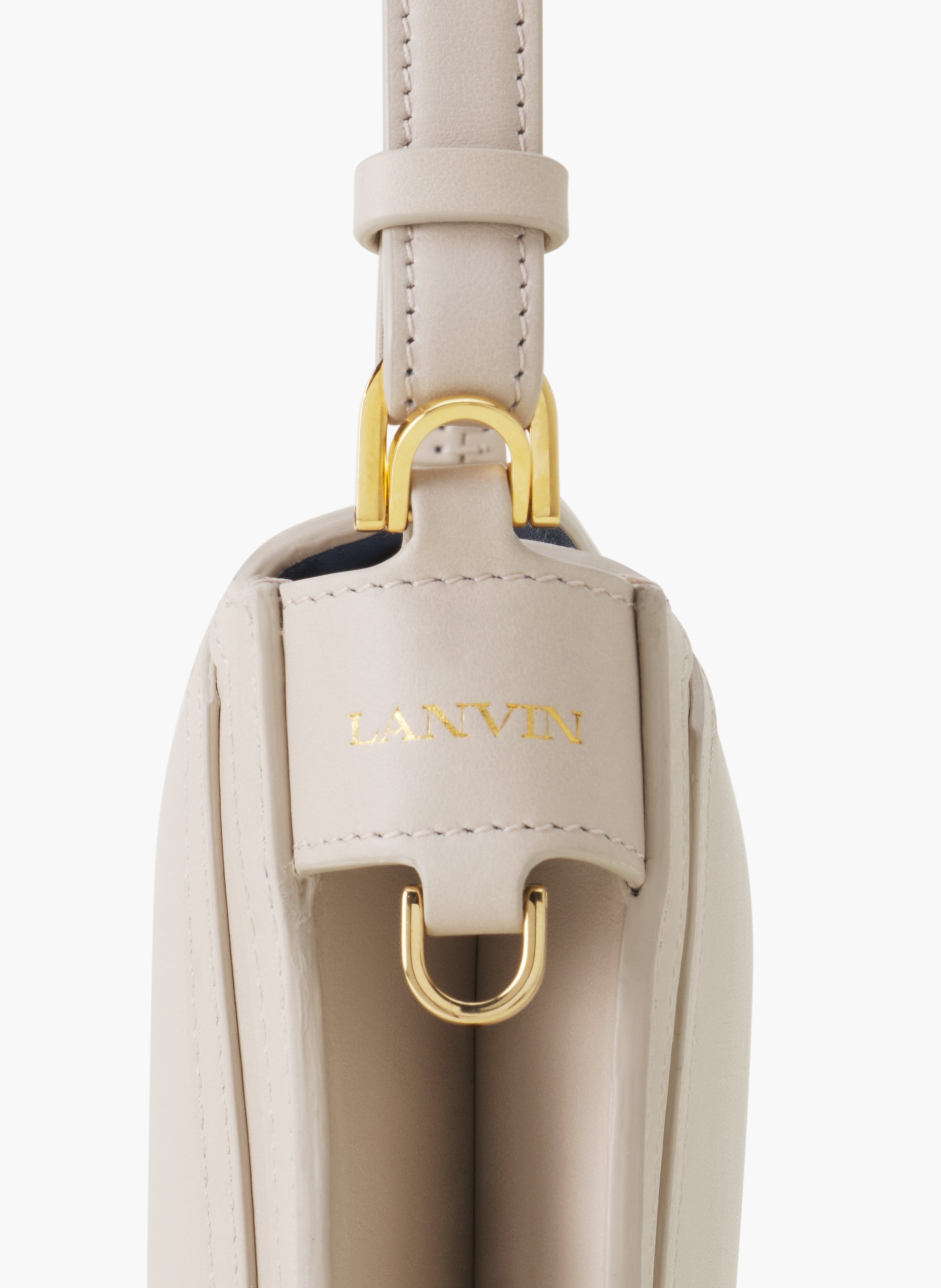 Sac compagnon 20 en cuir LANVIN Blanc