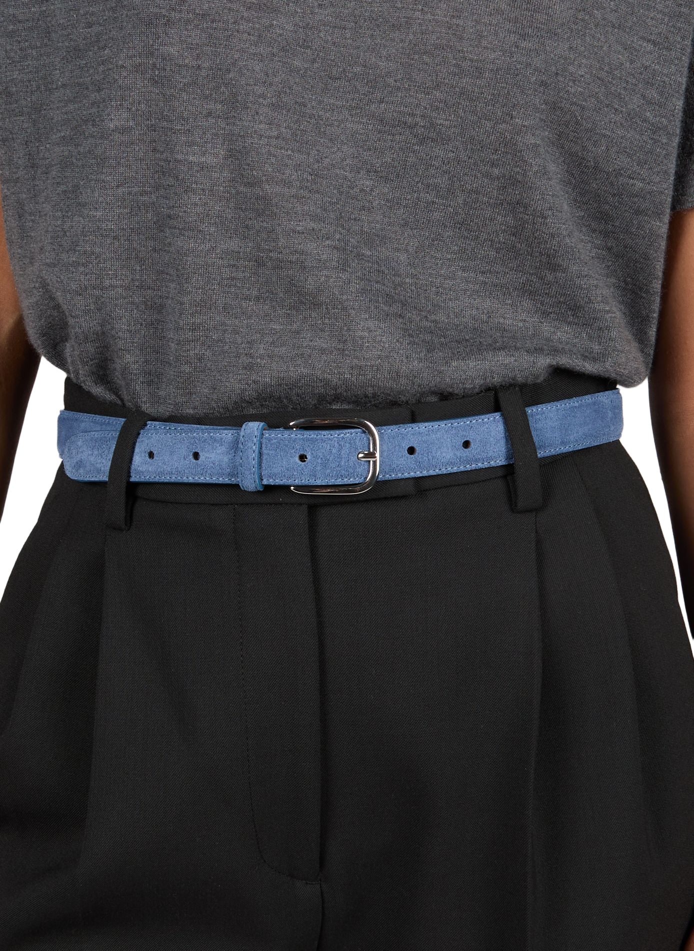 Ceinture daim en cuir SAISON 1865 Bleu
