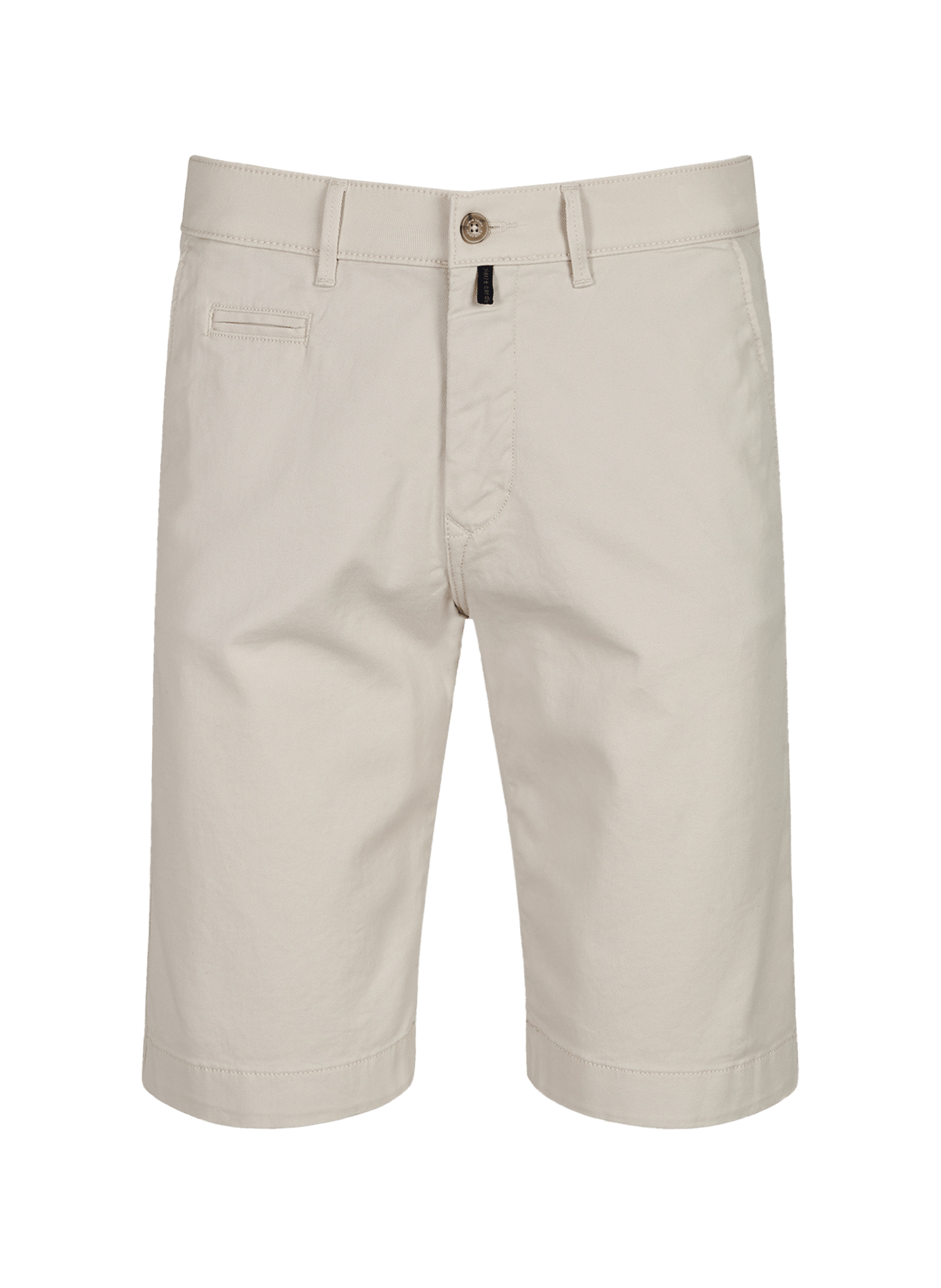 Short uni en coton mélangé PIERRE CARDIN Beige