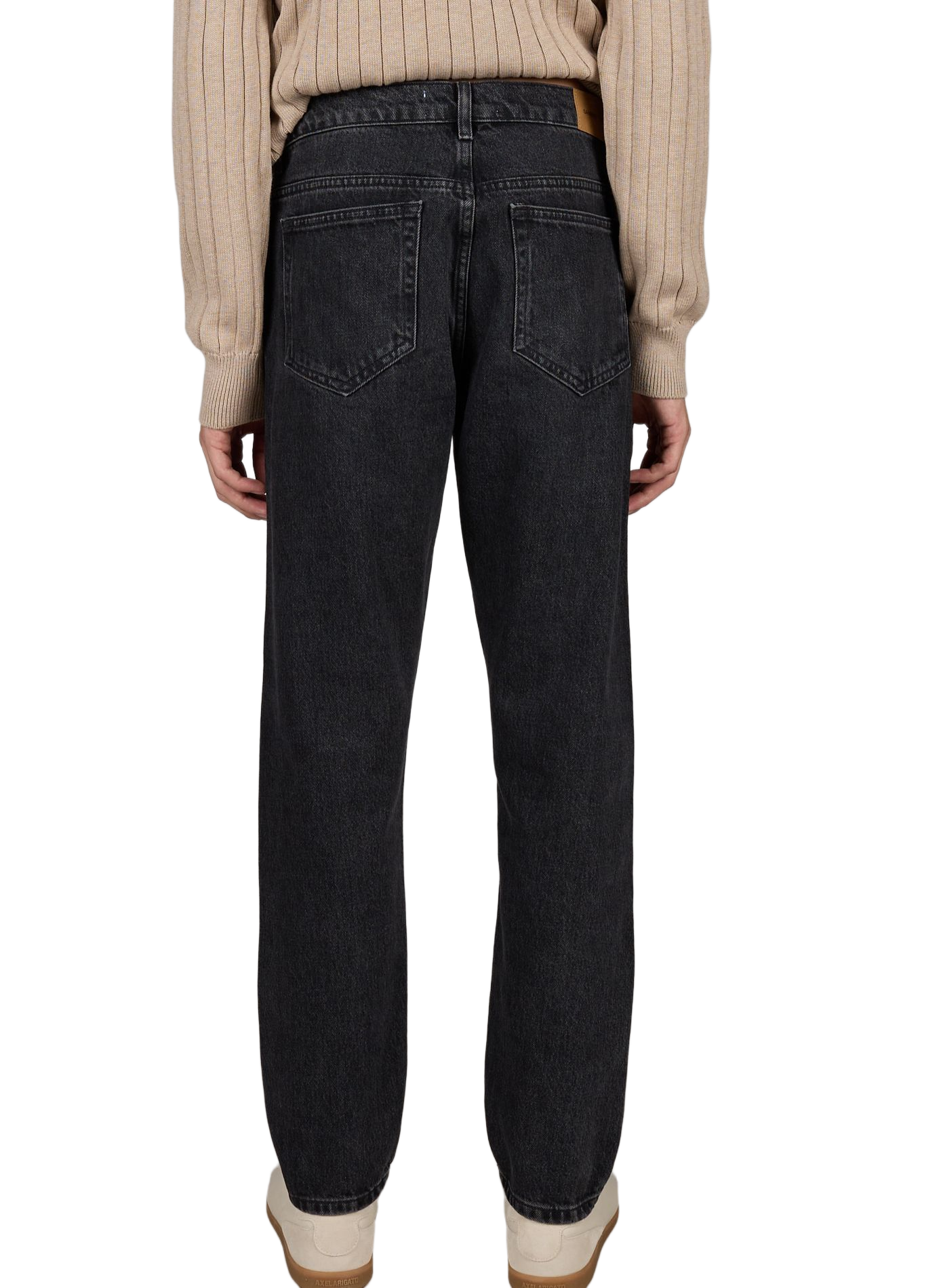 Solid straight-leg jeans SAMSOE SAMSOE Black