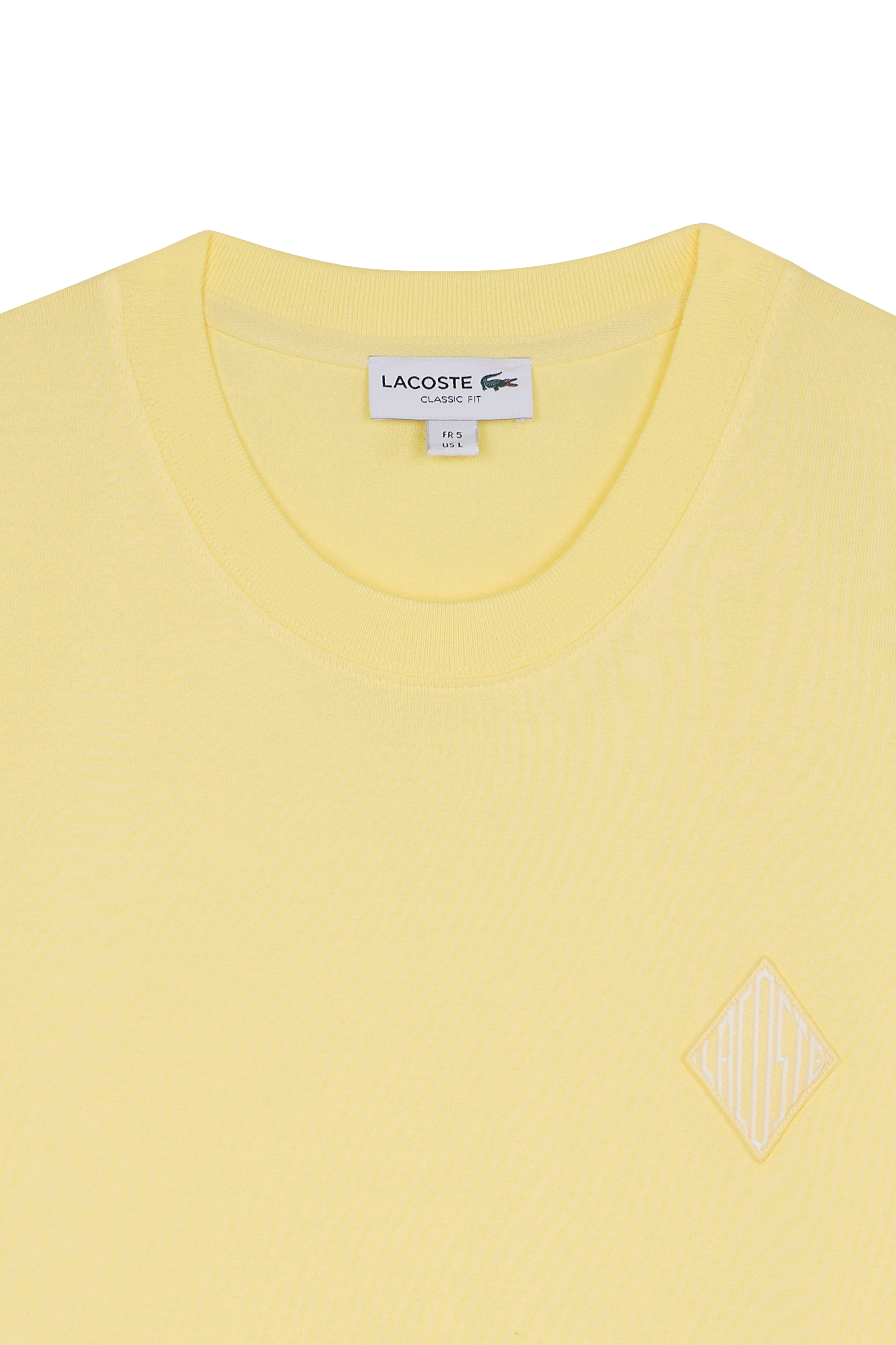 T-shirt tee-shirt LACOSTE Jaune