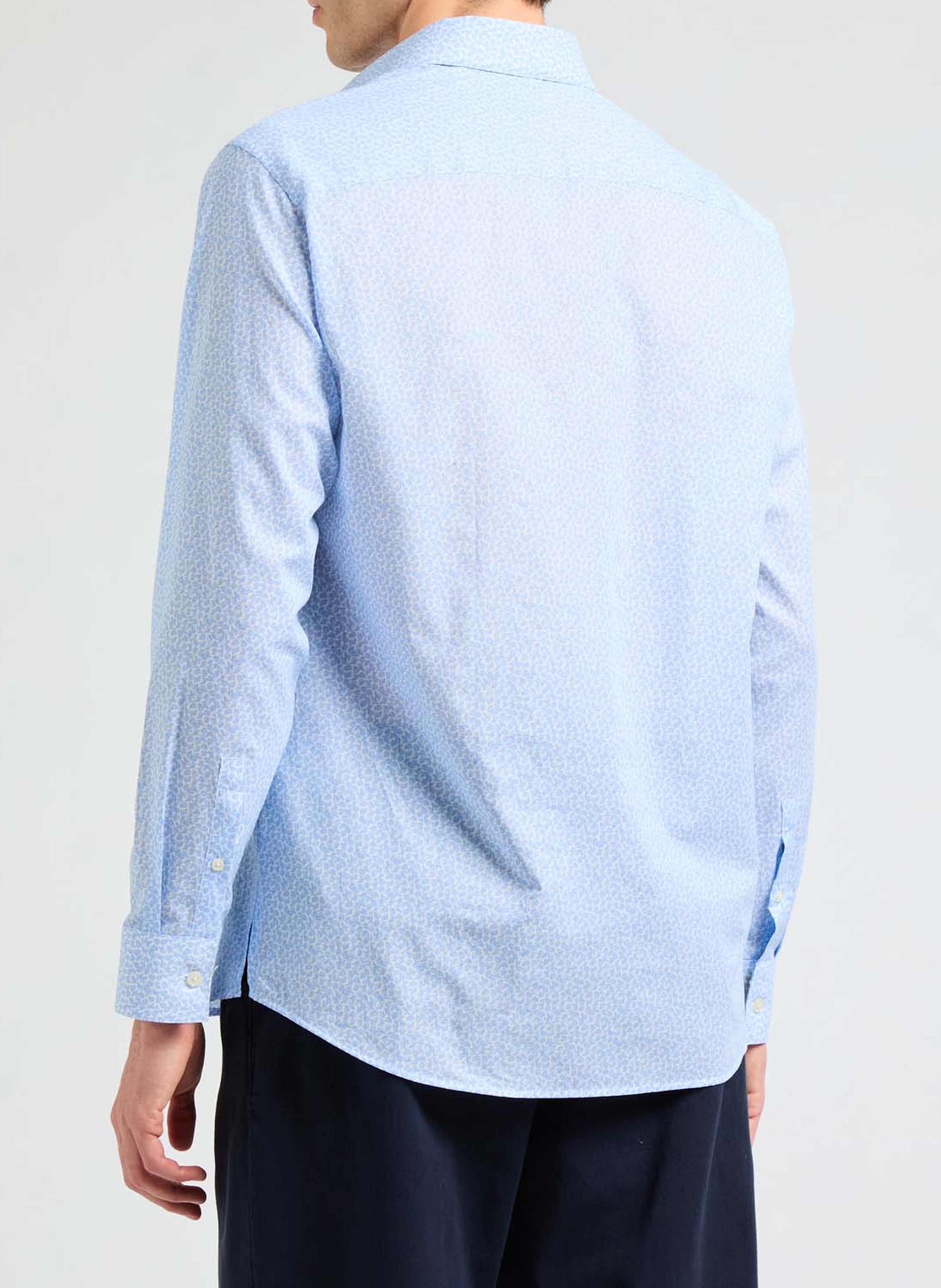 Floral-print shirt AU PRINTEMPS PARIS Blue